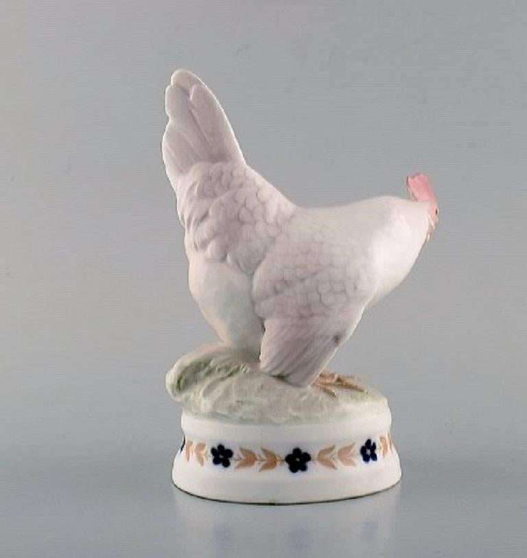 Danish Early and Rare Royal Copenhagen Porcelain Figurine, Hen