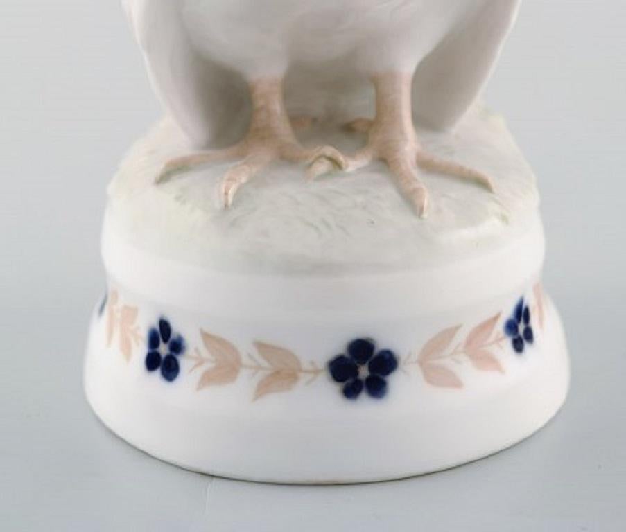 Early and Rare Royal Copenhagen Porcelain Figurine, Hen 1