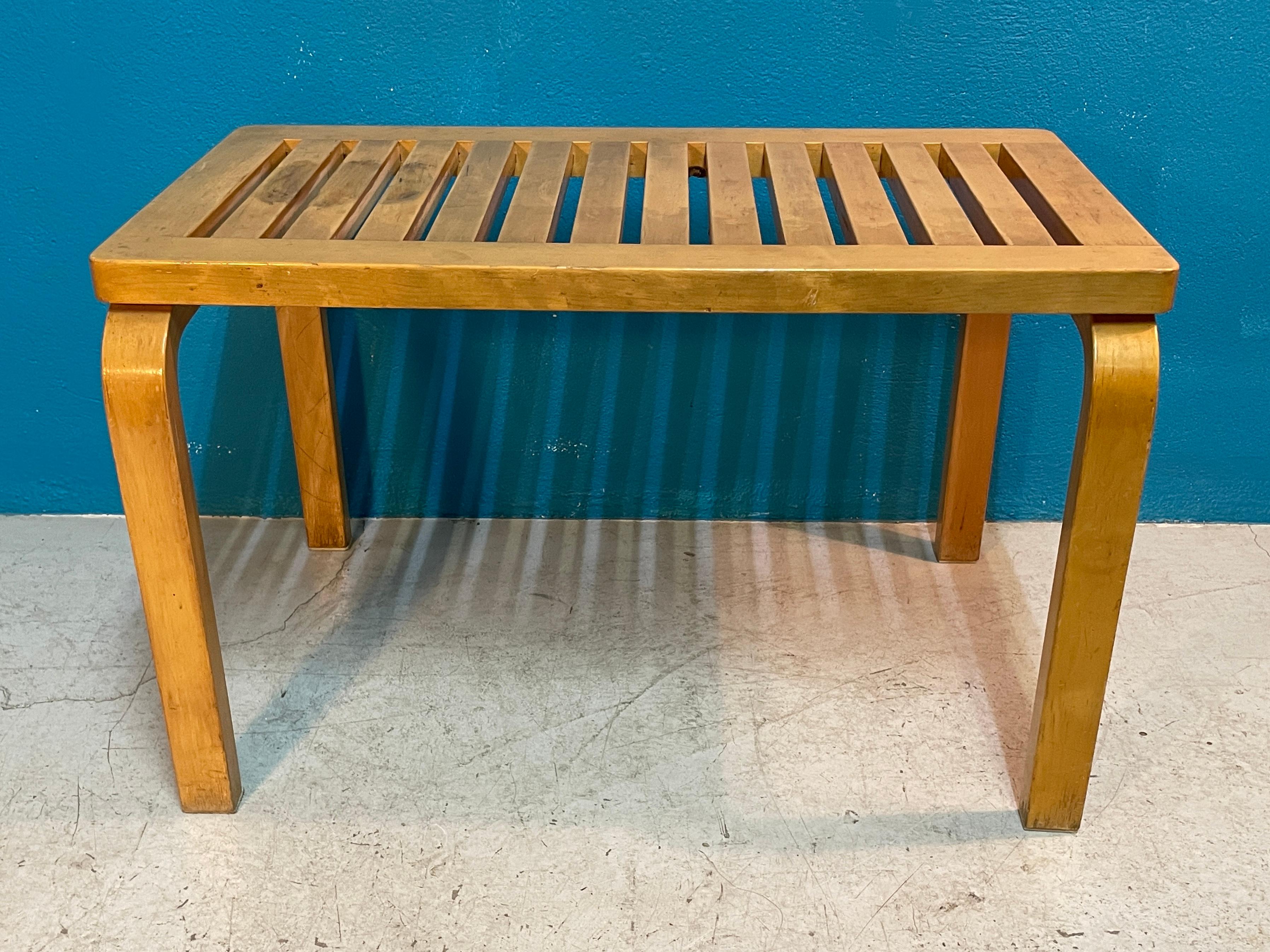 Early and Rare Version of Artek Bench 
