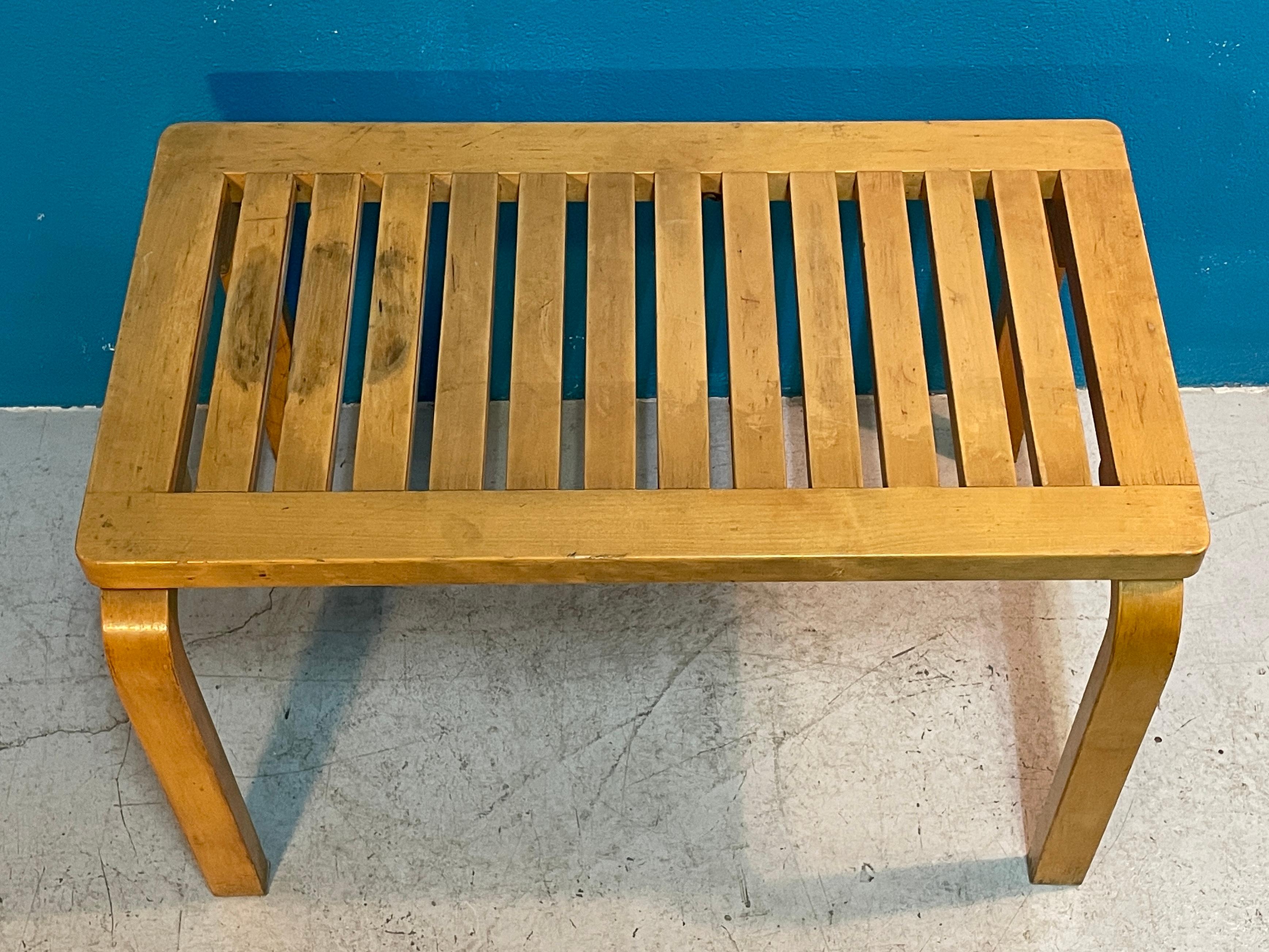 Early and Rare Version of Artek Bench 