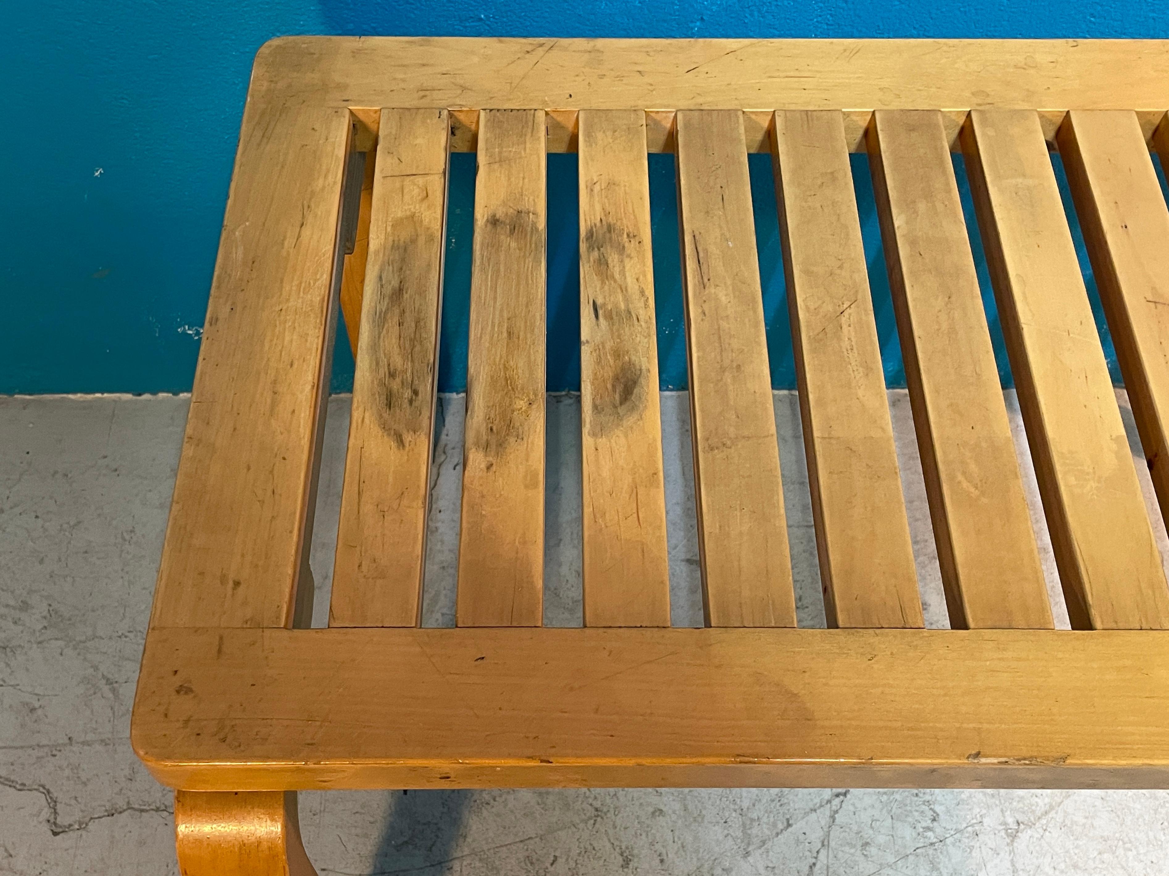 Early and Rare Version of Artek Bench 