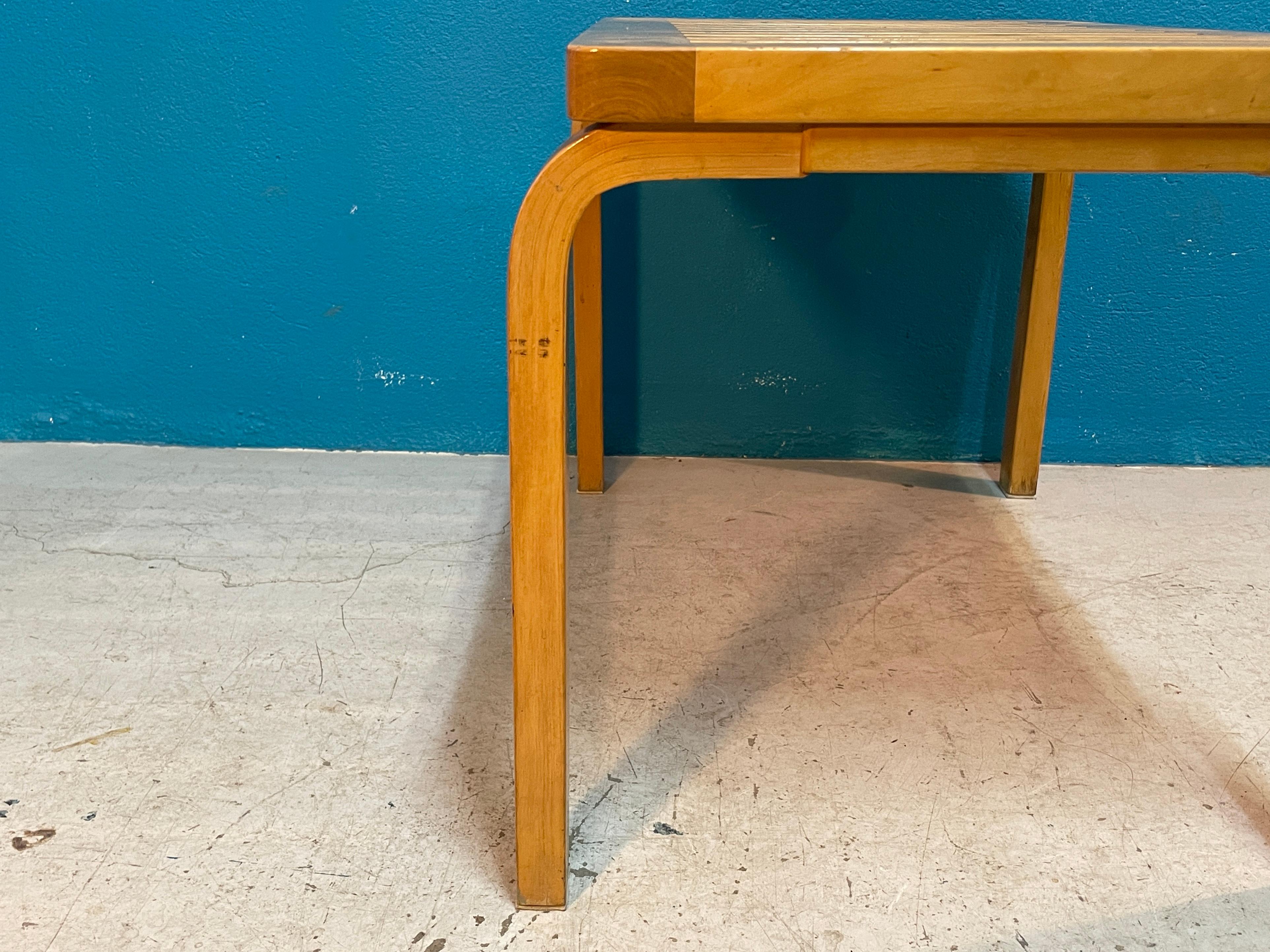 Early and Rare Version of Artek Bench 