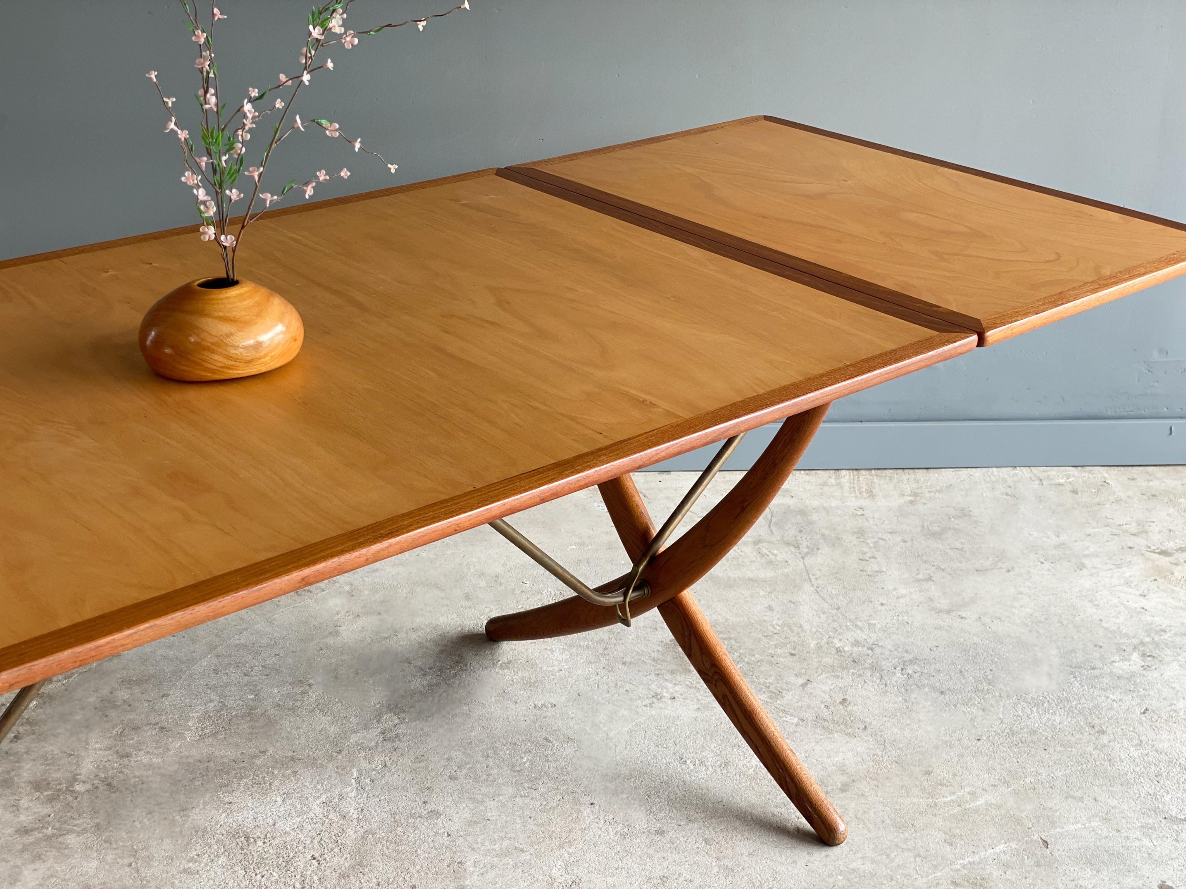 Danish Early and Uncommon Variation Hans J. Wegner AT-304 Dining Table