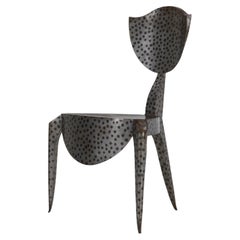 Früher Prototyp des „Paris“-Stuhls von André Dubreuil aus dem Nachlass des Künstlers, 1988