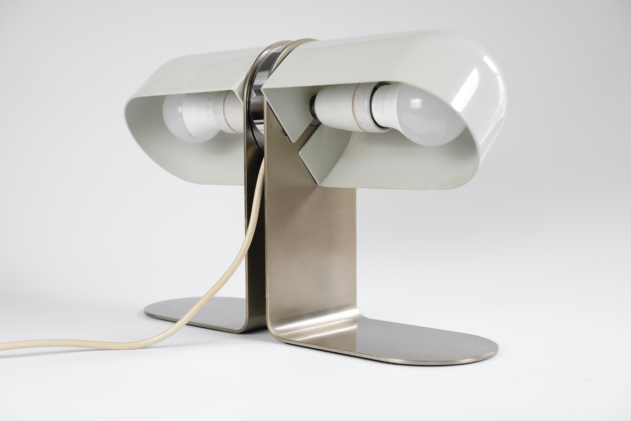 Espagnol Lampe de table du milieu du siècle d'André Ricard pour Metalarte, Spain 1973 en vente