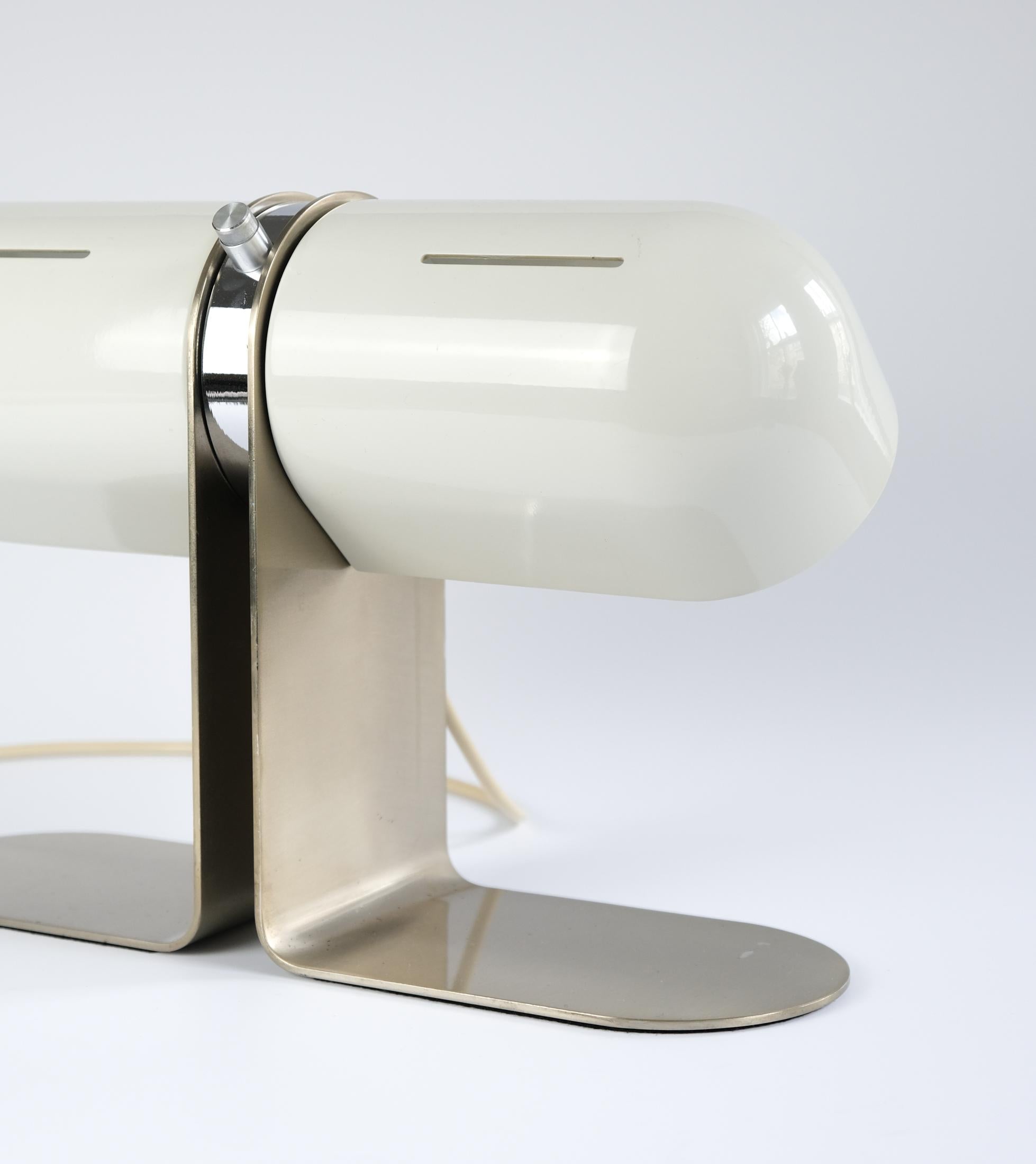 Lampe de table du milieu du siècle d'André Ricard pour Metalarte, Spain 1973 Bon état - En vente à London, GB
