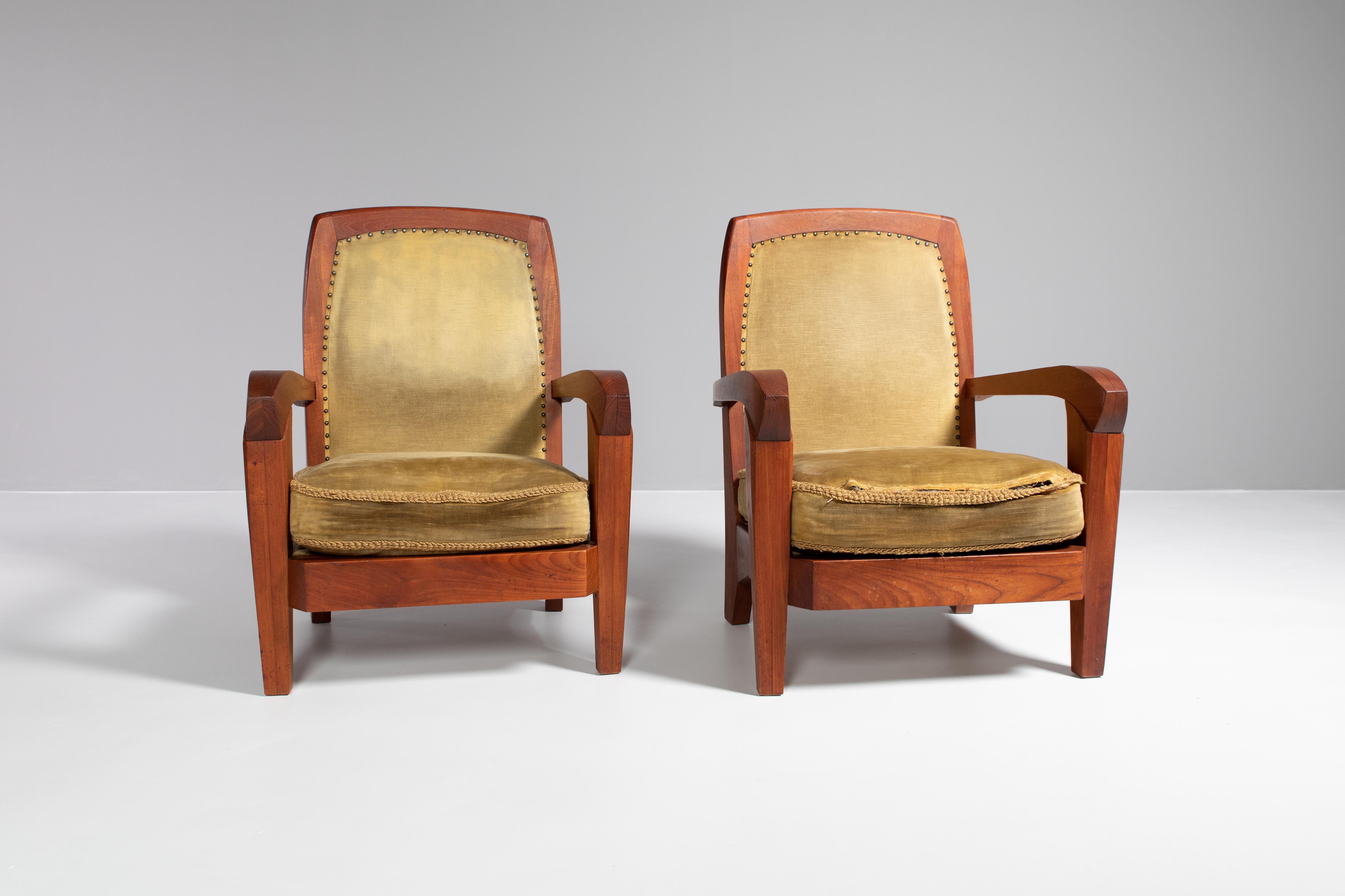 Art Deco Early Anthroposophical Seating Group from the Property of Dirk Jan Metz