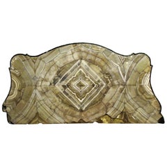 Early Antique Agate Serpentine Table Top