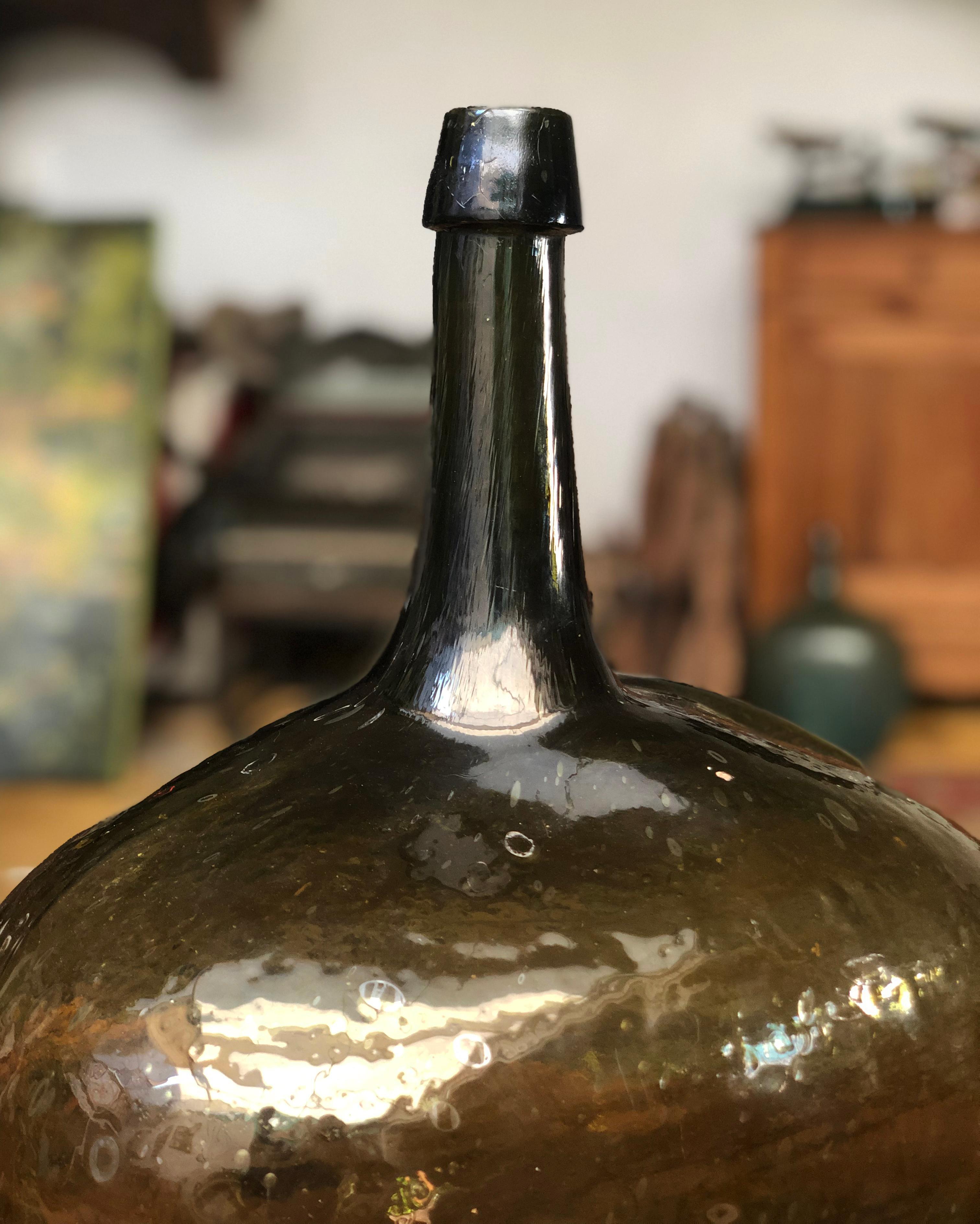 vintage demijohn bottles