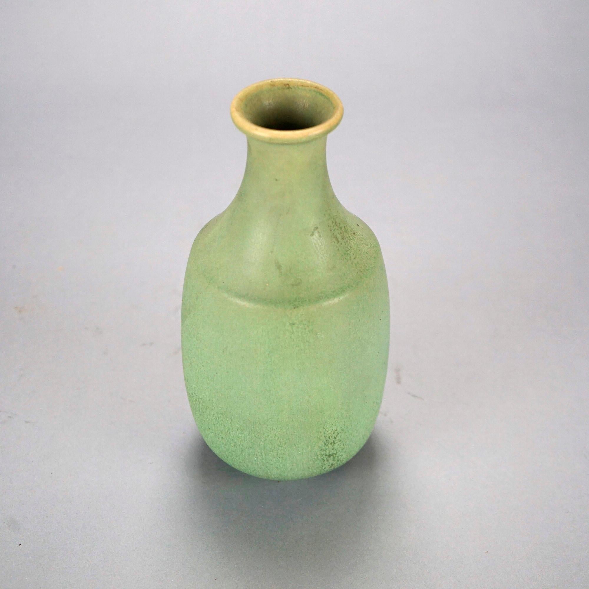 20th Century Early Antique Arts & Crafts Van Briggle Art Pottery Vase Circa 1909