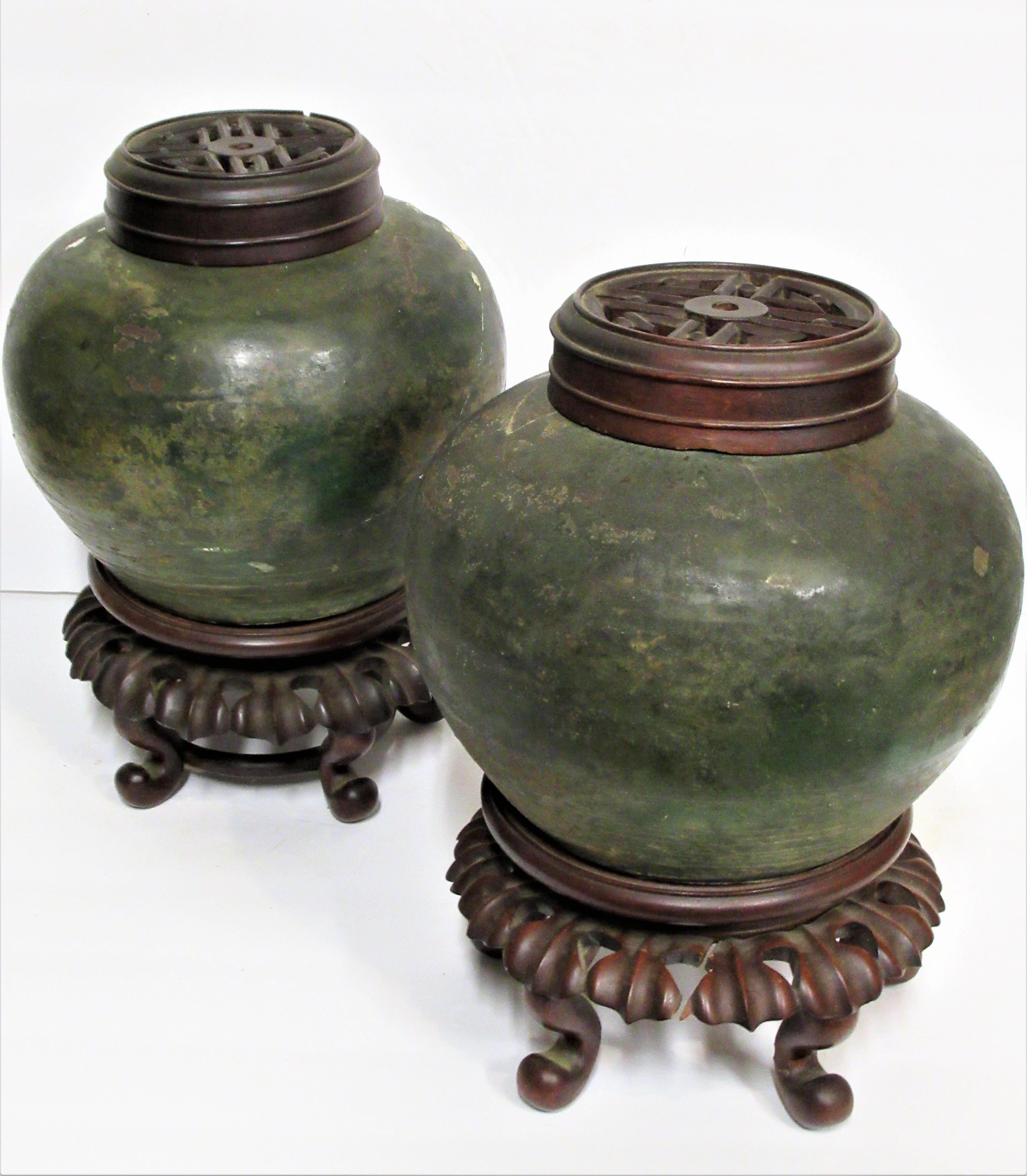 Archaistic Early Antique Chinese Tea Jars