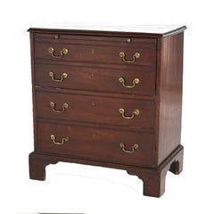 Early Antique English Georgian Secretary, circa 1750