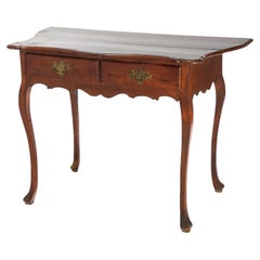 Early Antique French Mahogany Console Table 18th C