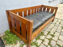 Early ANTIQUE GUSTAV STICKLEY    Model 208 Settle - W7805               SALE NOW