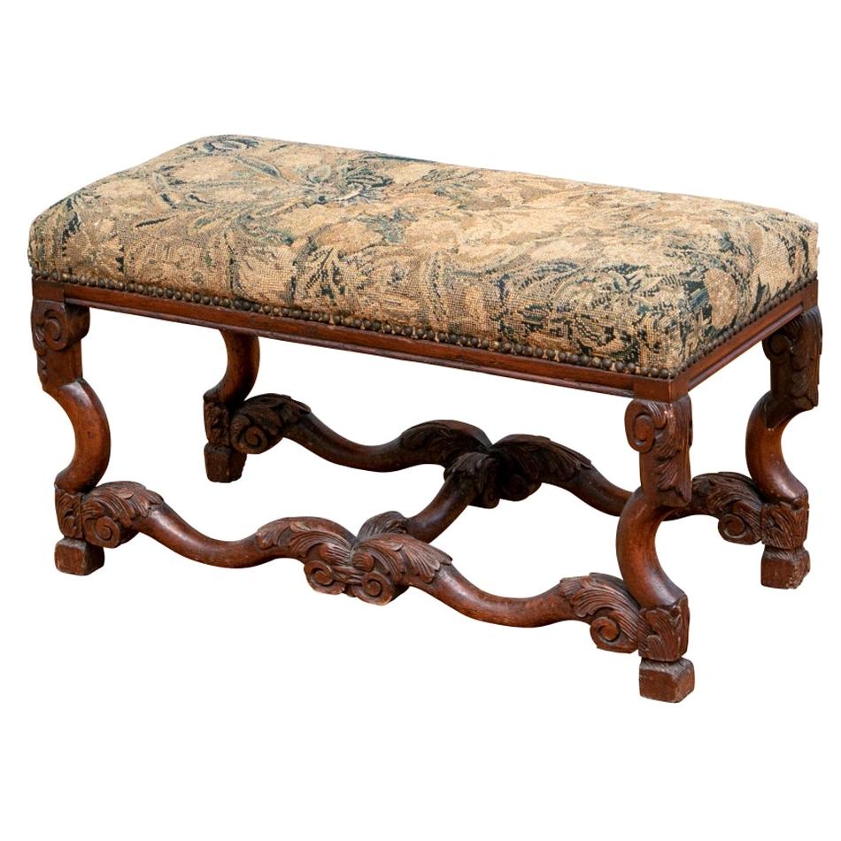 Early Antique Jacobean Style Bench