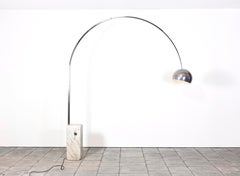 Early Arco lamp designed by Pier Giacomo & Achille Castiglioni for Flos, 1962