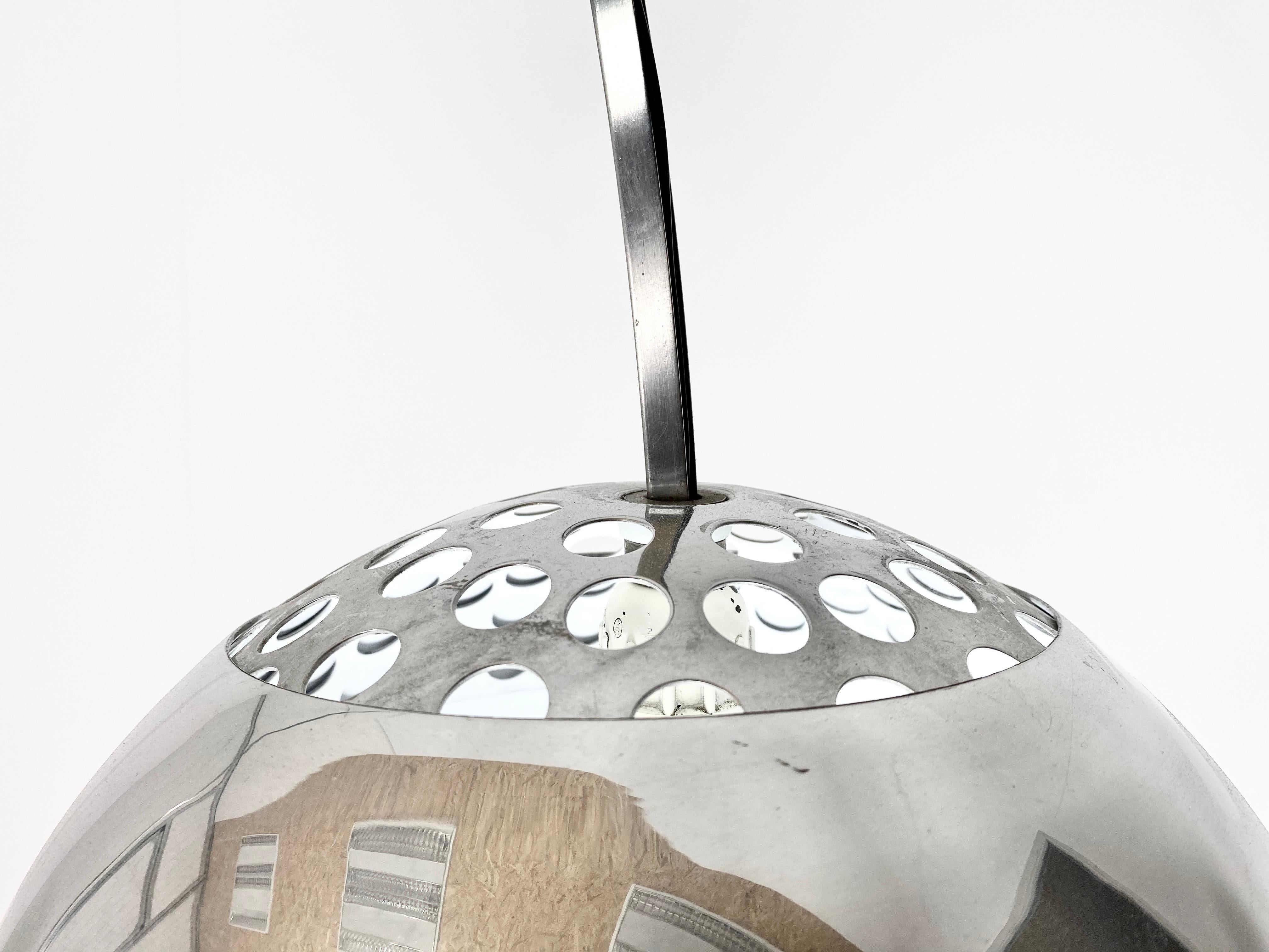 Frühe Arco-Lampe, entworfen von Pier Giacomo & Achille Castiglioni für Flos, 1962 (Stahl) im Angebot