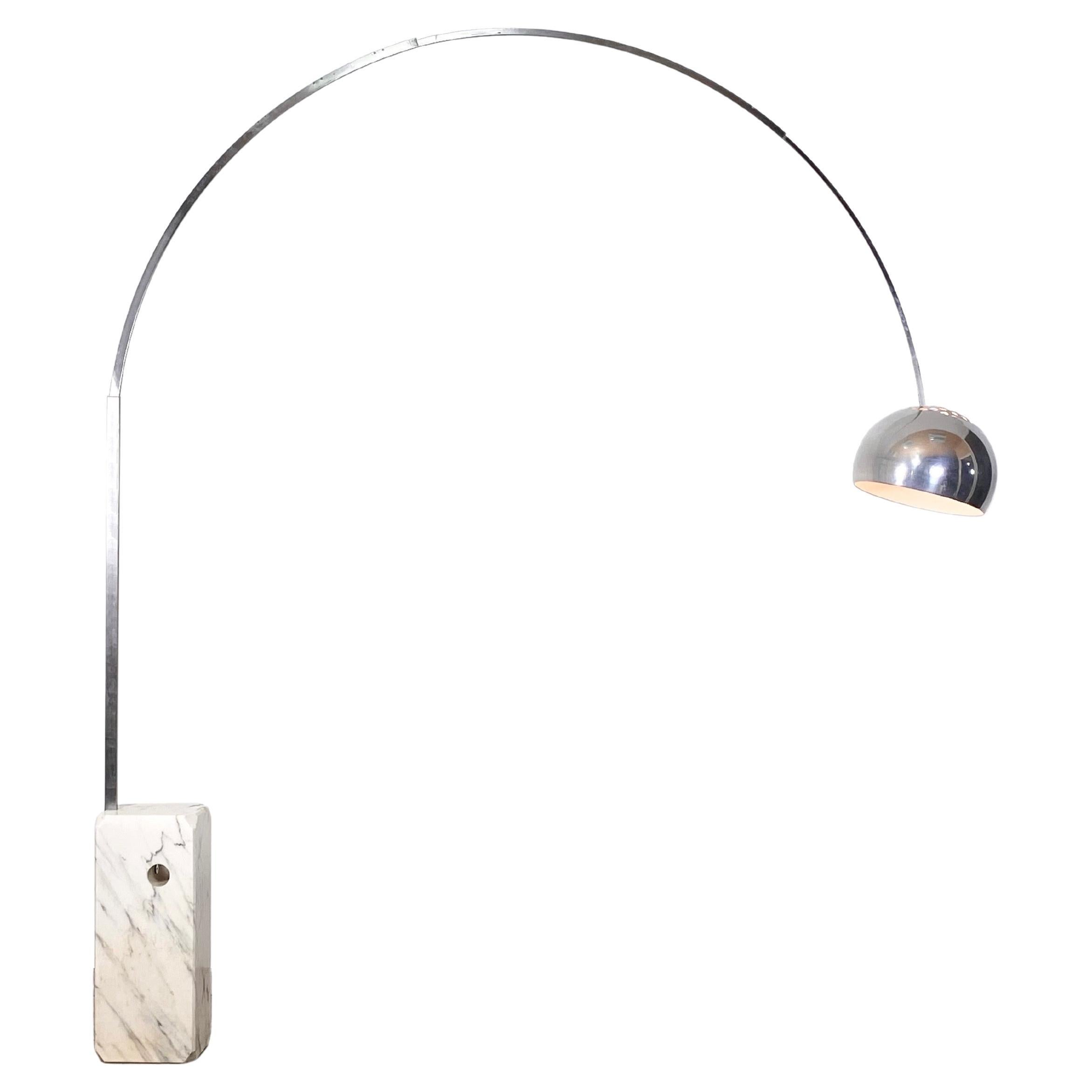 Early Arco lamp designed by Pier Giacomo & Achille Castiglioni for Flos, 1962