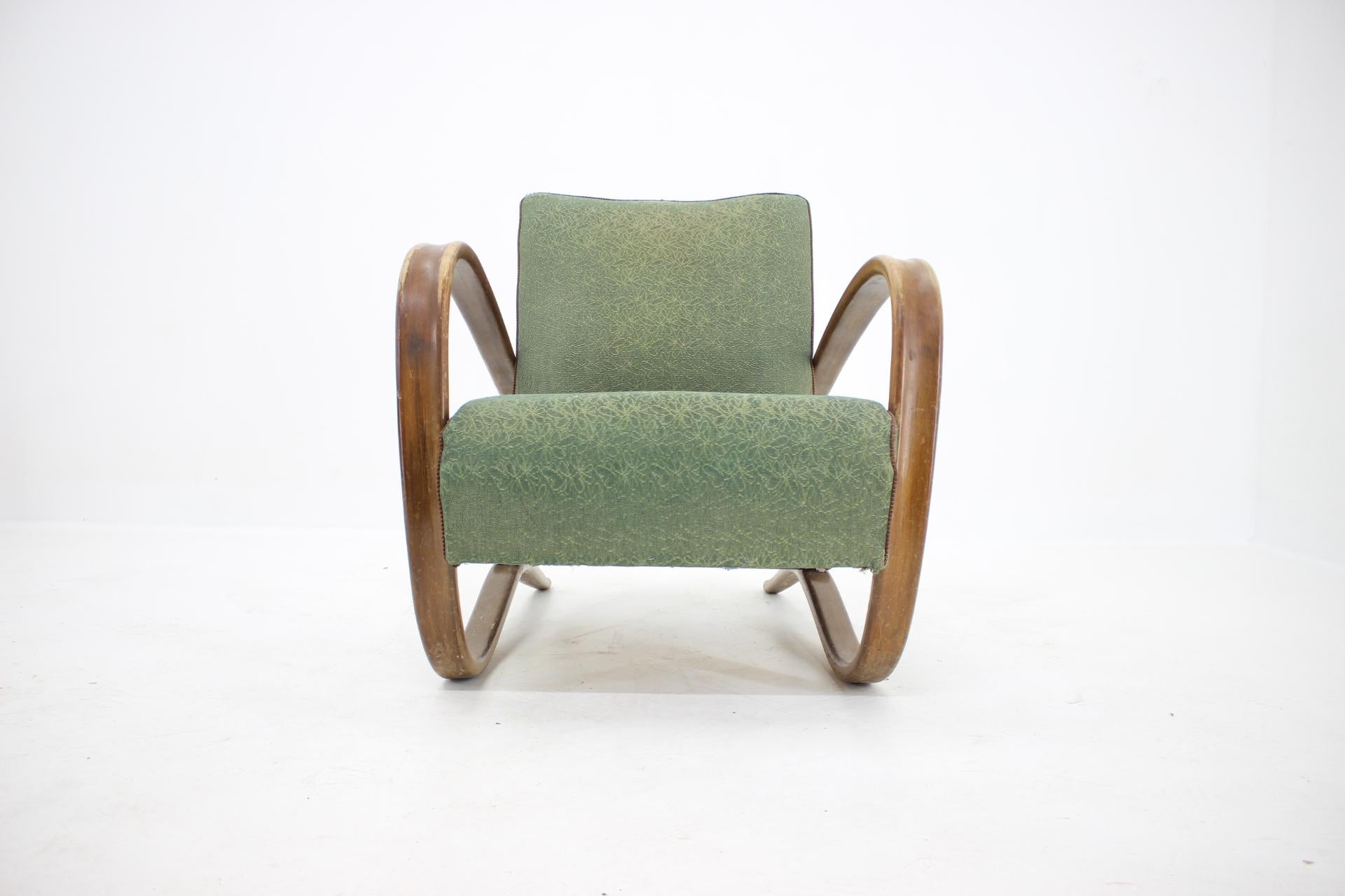 Art Deco Early Armchair H-269 by Jindřich Halabala for Thonet, 1930s