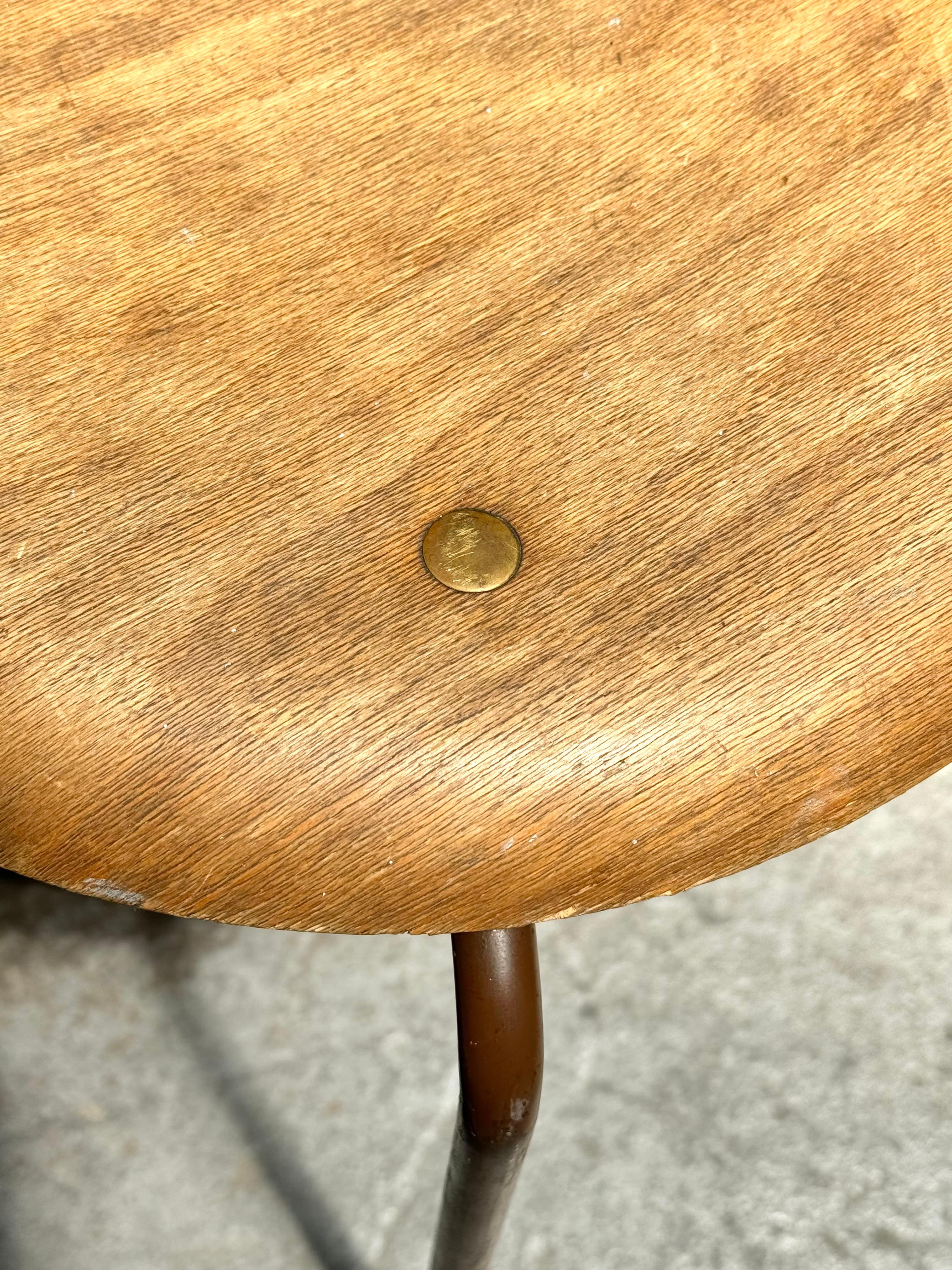 Hand-Crafted Early Arne Jacobsen for Fritz Hansen Dot Stool