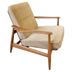 Early Arne Vodder Adjustable Lounge Chair for France and Daverkosen