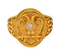 Art Deco 1927 14 Karat Yellow Gold Antique New York Police Unisex ...
