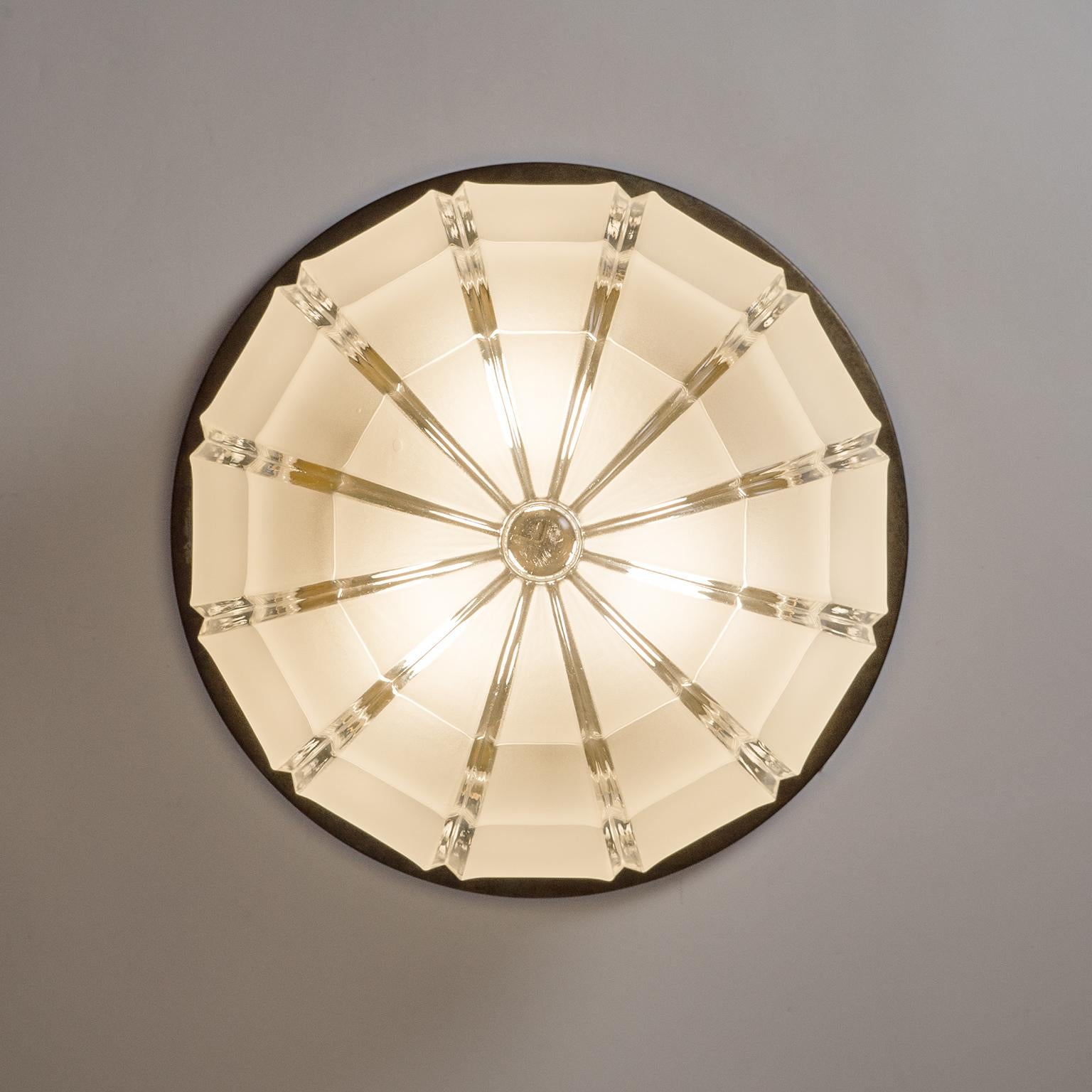Early Art Deco Flush Mount, circa 1910 In Good Condition In Vienna, AT