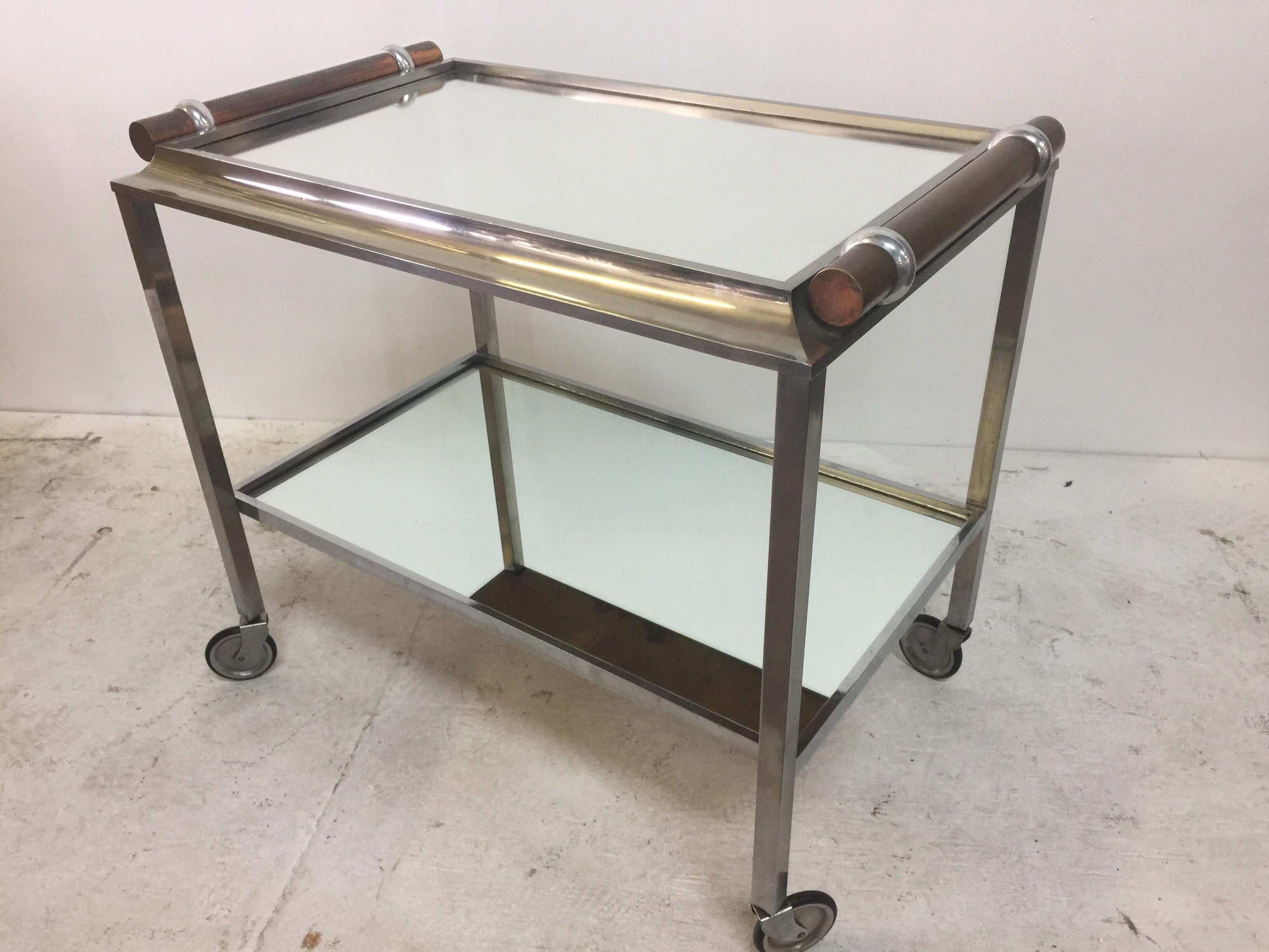 Early Art Deco French Bar Cart 2