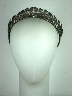 Early Art Deco French Crystal Tiara