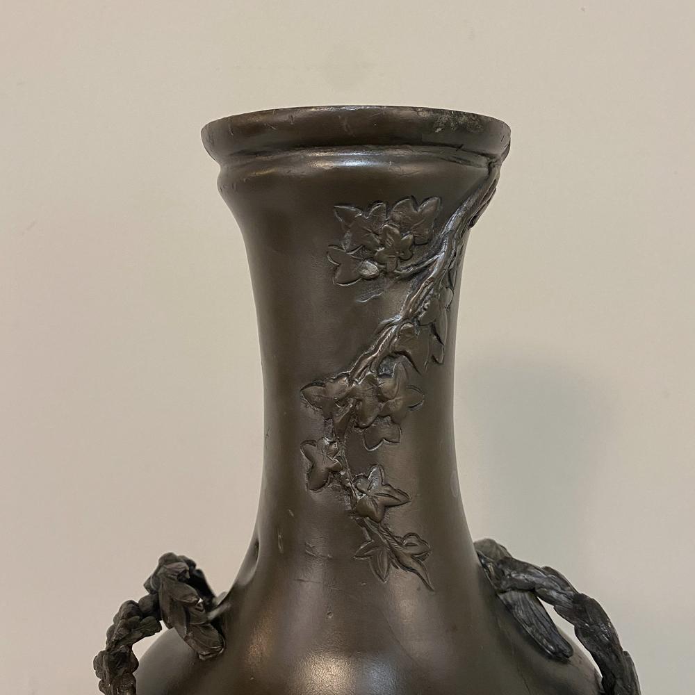 Early 20th Century Early Art Deco Period Pewter Vase For Sale