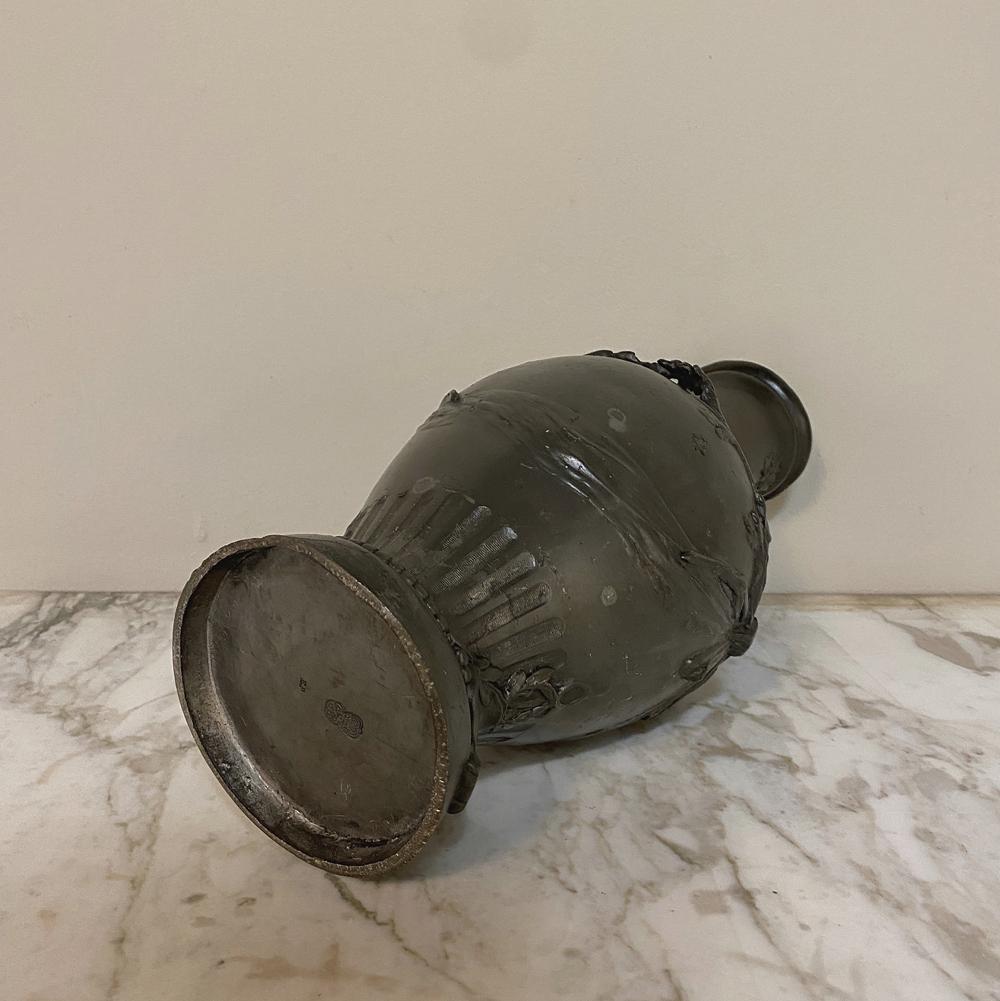 Early Art Deco Period Pewter Vase For Sale 3