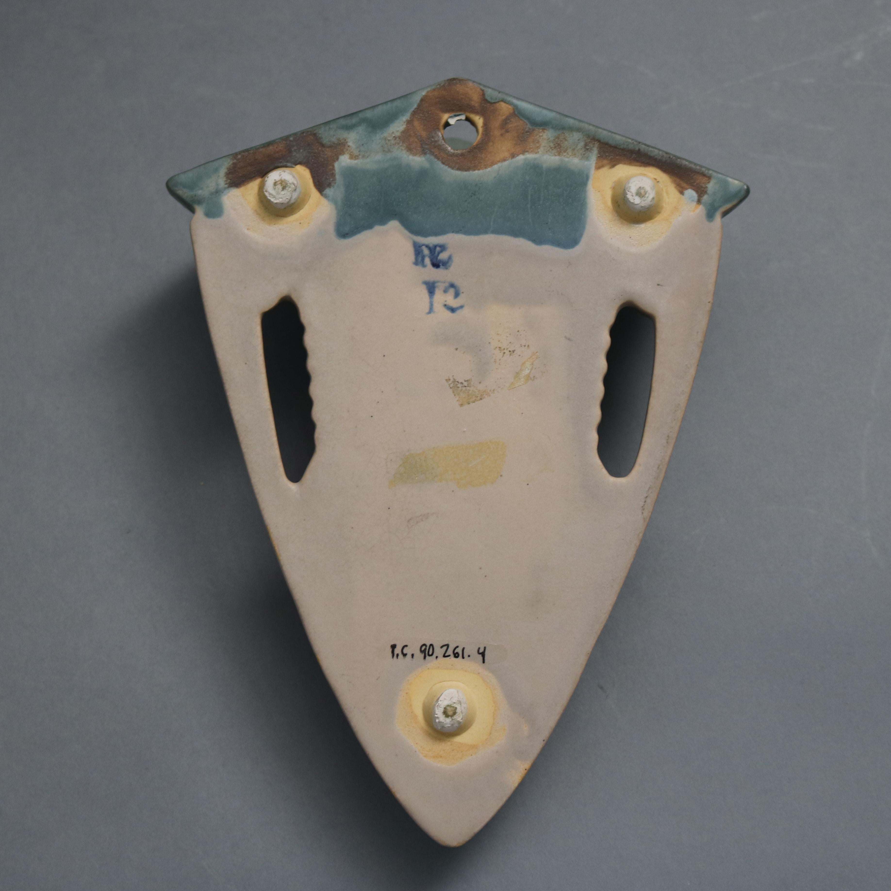 roseville pottery wall pockets