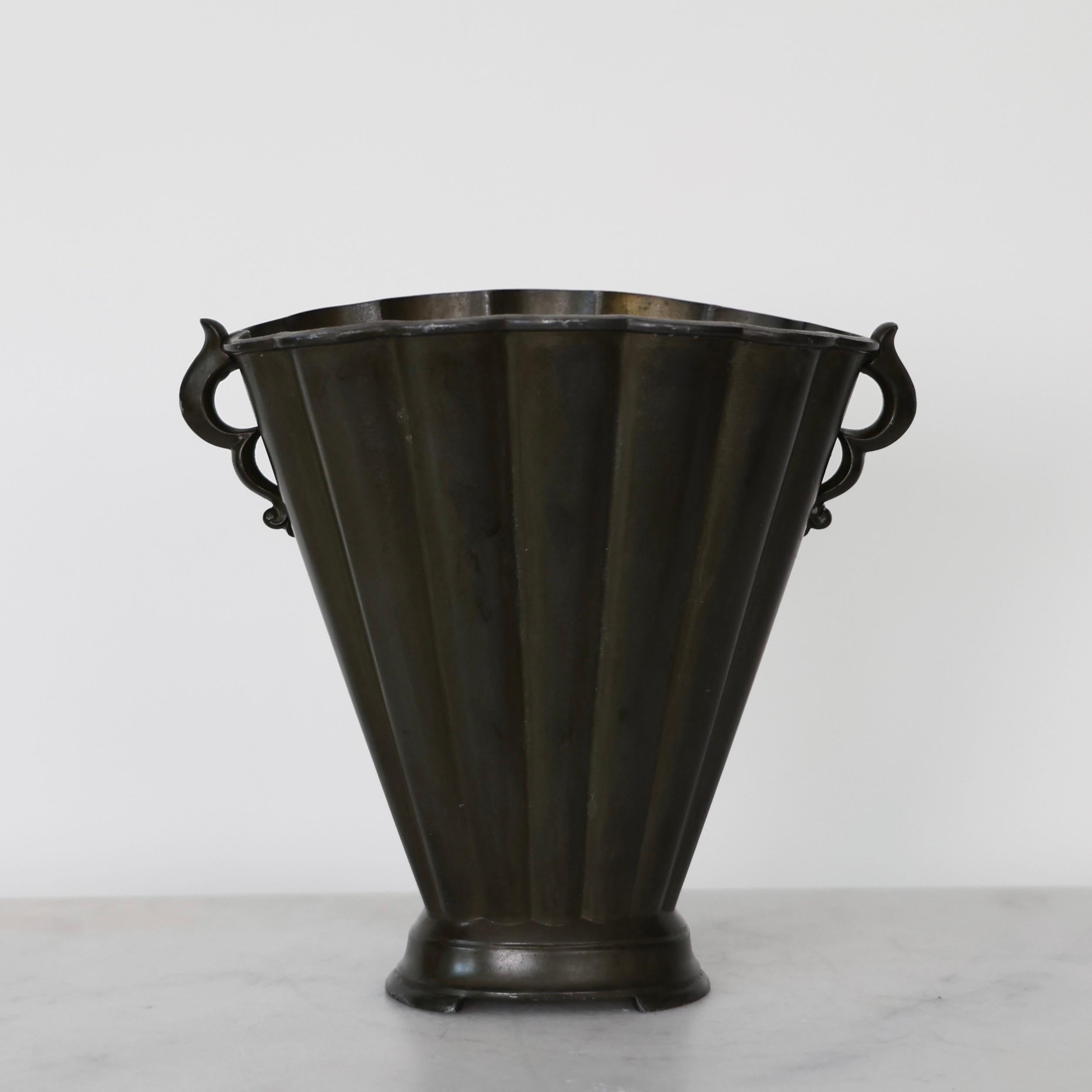 Danese Vaso Art Deco di Just Andersen, anni '20, Danimarca in vendita