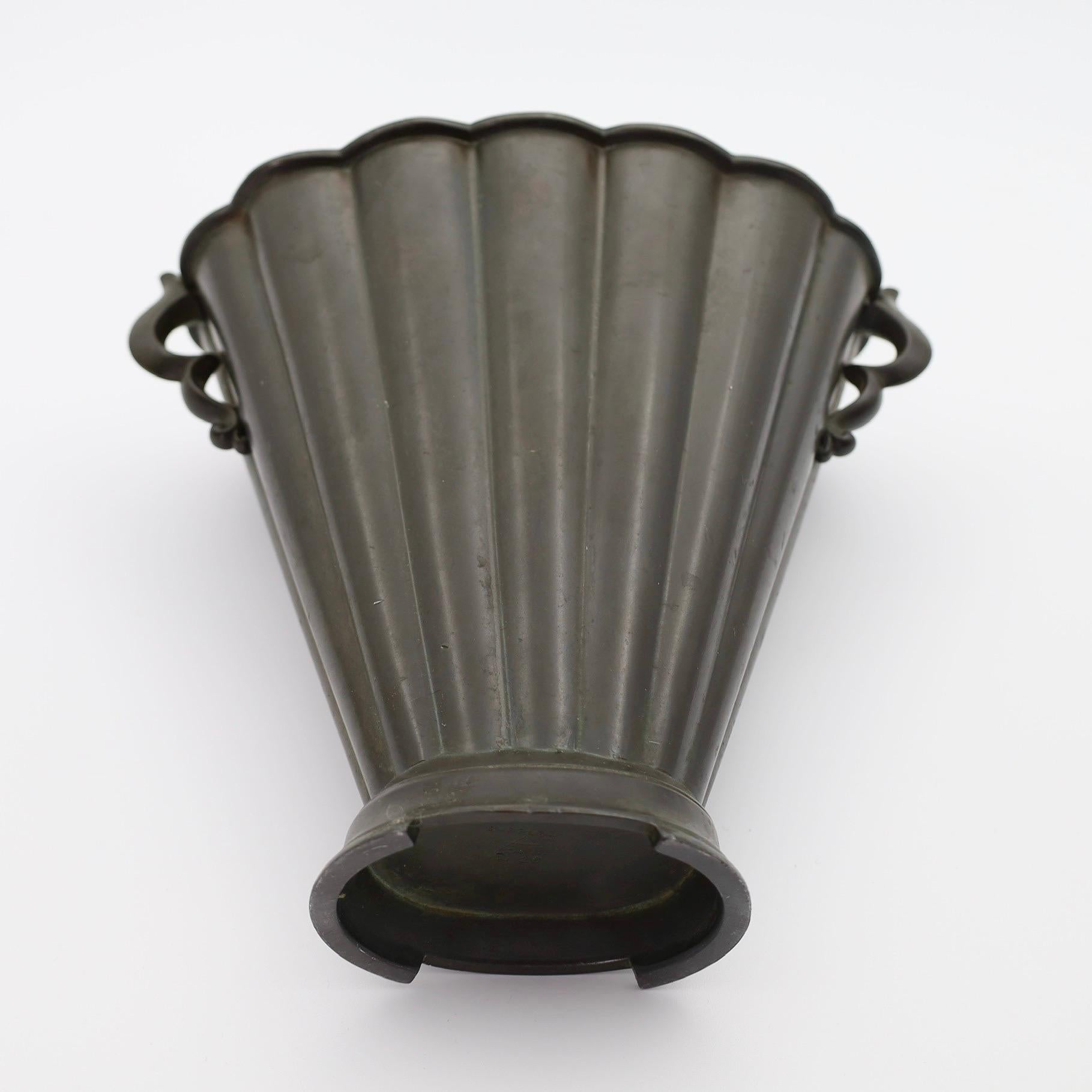 Early Art Deco Vase by Just Andersen, 1920s, Denmark 2