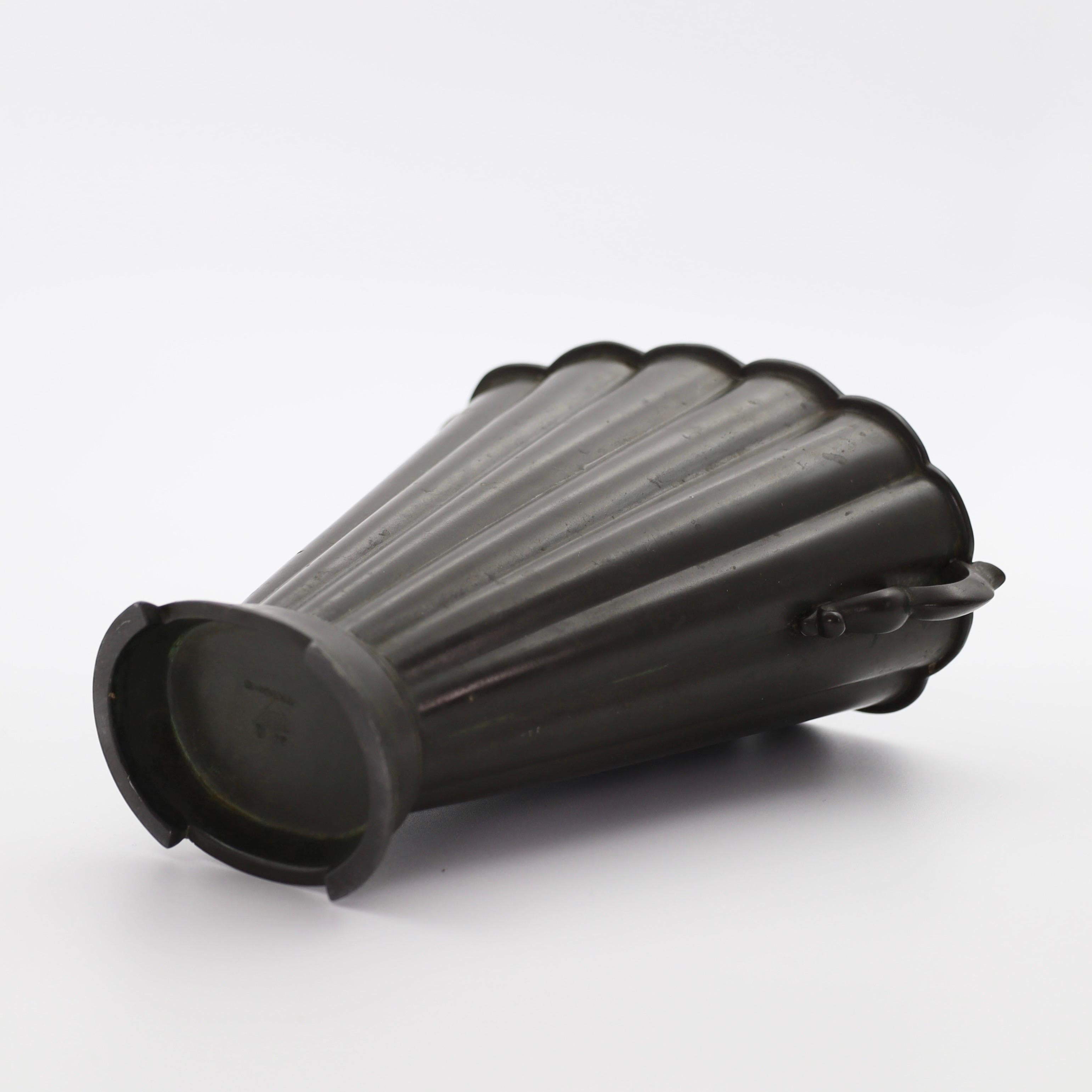 Early Art Deco Vase by Just Andersen, 1920s, Denmark 3
