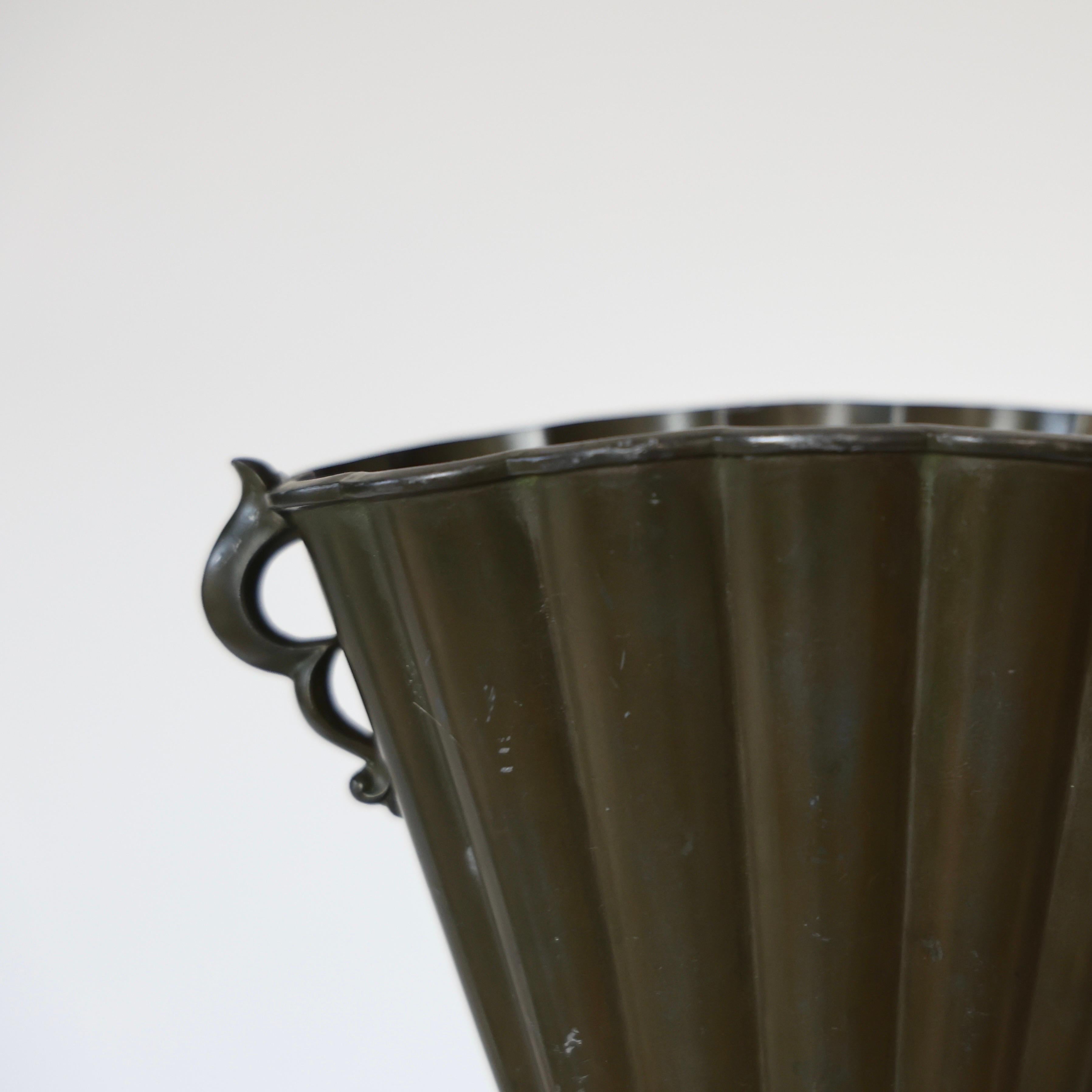 Early Art Deco Vase by Just Andersen, 1920s, Denmark 3