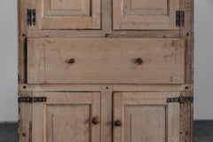 Early Art Populaire Cabinet From France, Circa 1880