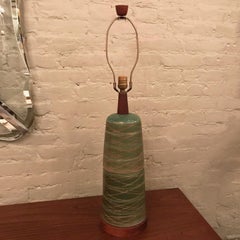 Early Art Pottery Table Lamp by Gordon Martz for Marshall Studios