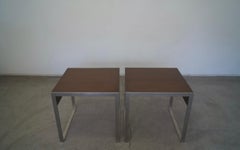 Tables d'extrémité du début des années 80 par Bernhardt - une paire