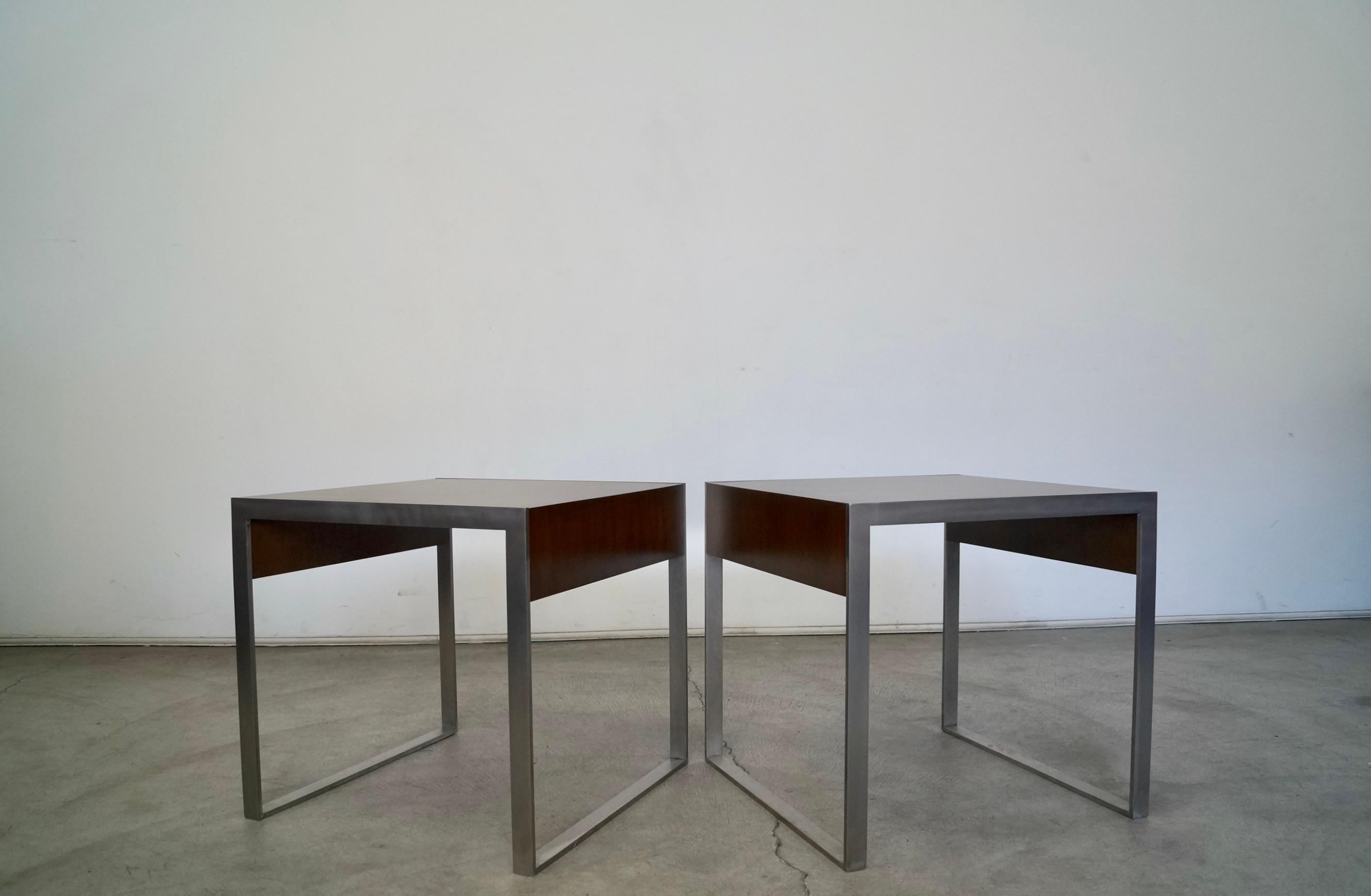 American Early Aughts End Tables by Bernhardt, a Pair For Sale
