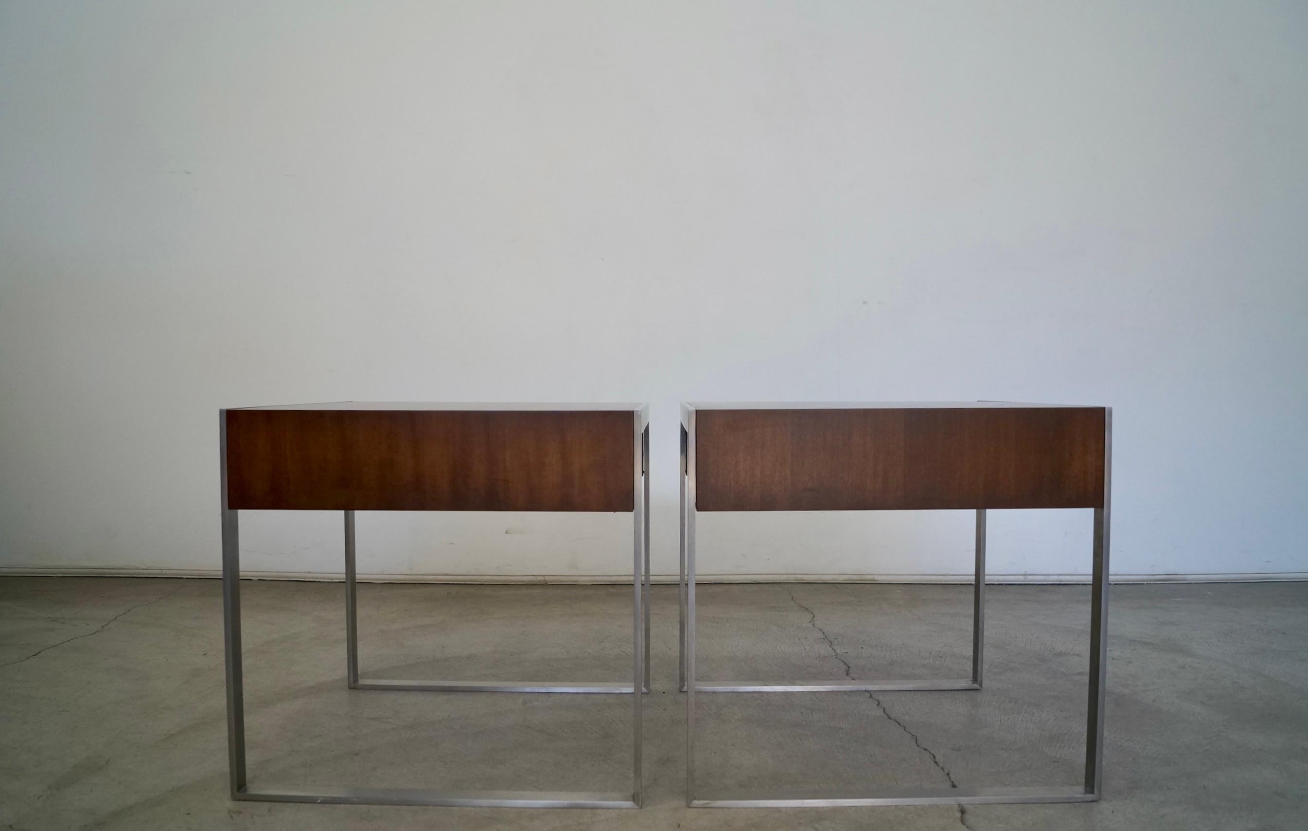 Early Aughts End Tables by Bernhardt, a Pair For Sale 1