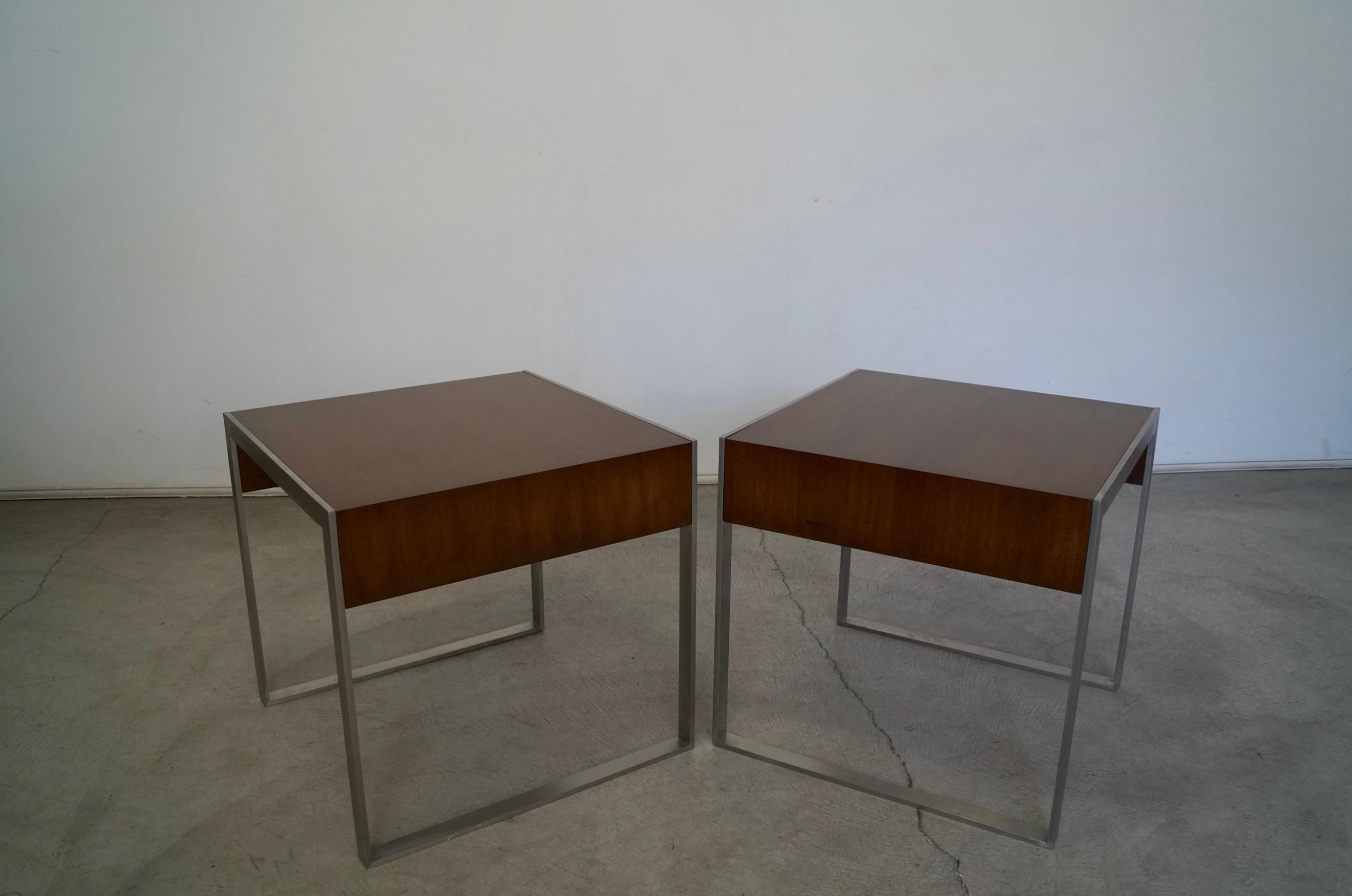 Early Aughts End Tables by Bernhardt, a Pair For Sale 2