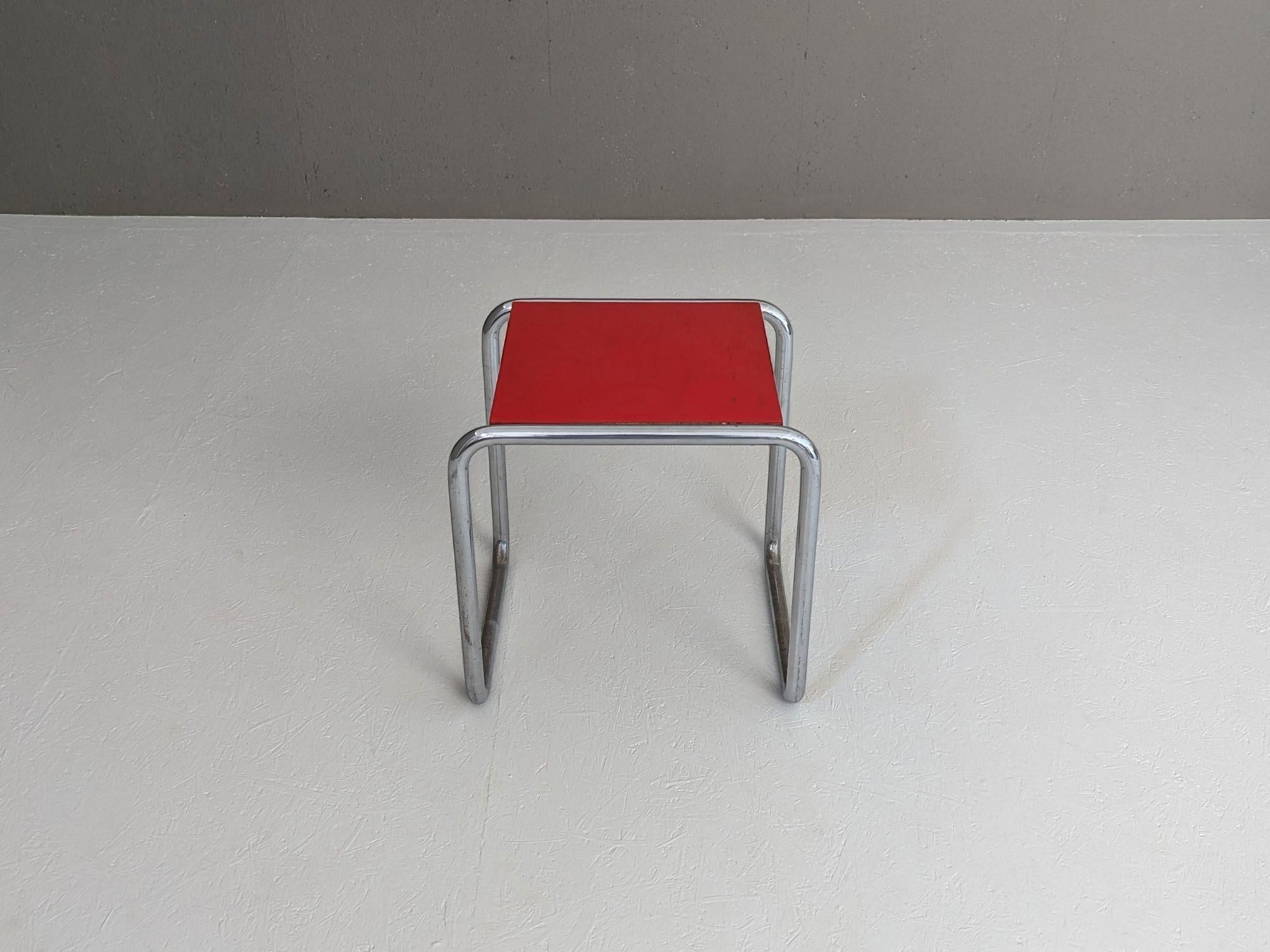 Tabouret Bauhaus début B 9/s par Marcel Breuer, années 1930 Bon état - En vente à PRAHA 5, CZ
