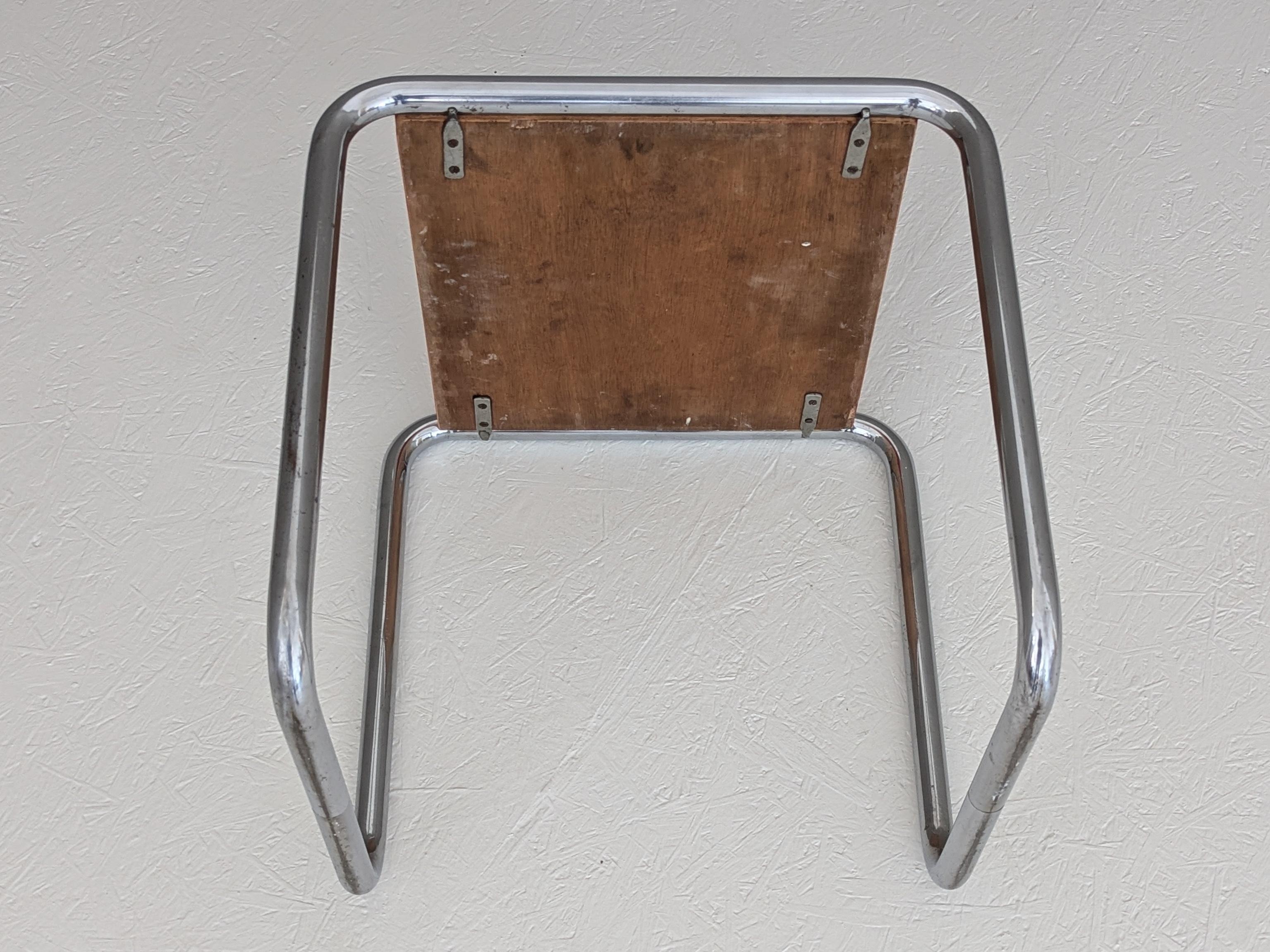 Tabouret Bauhaus début B 9/s par Marcel Breuer, années 1930 en vente 1