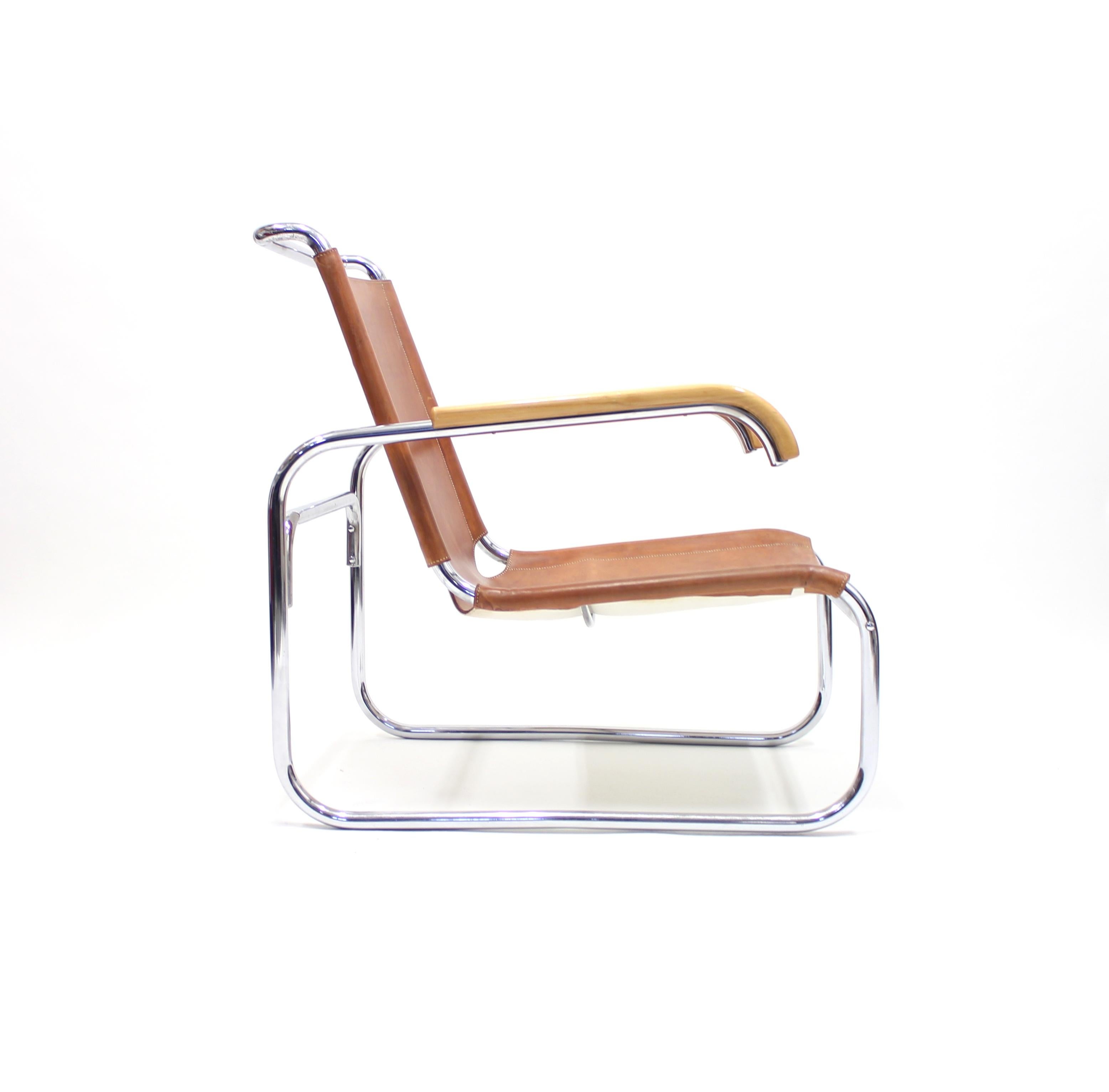 Bauhaus Early B35 Chair by Marcel Breuer for Thonet, 1930s For Sale