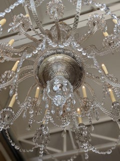 Early Baccarat Crystal Chandelier from France