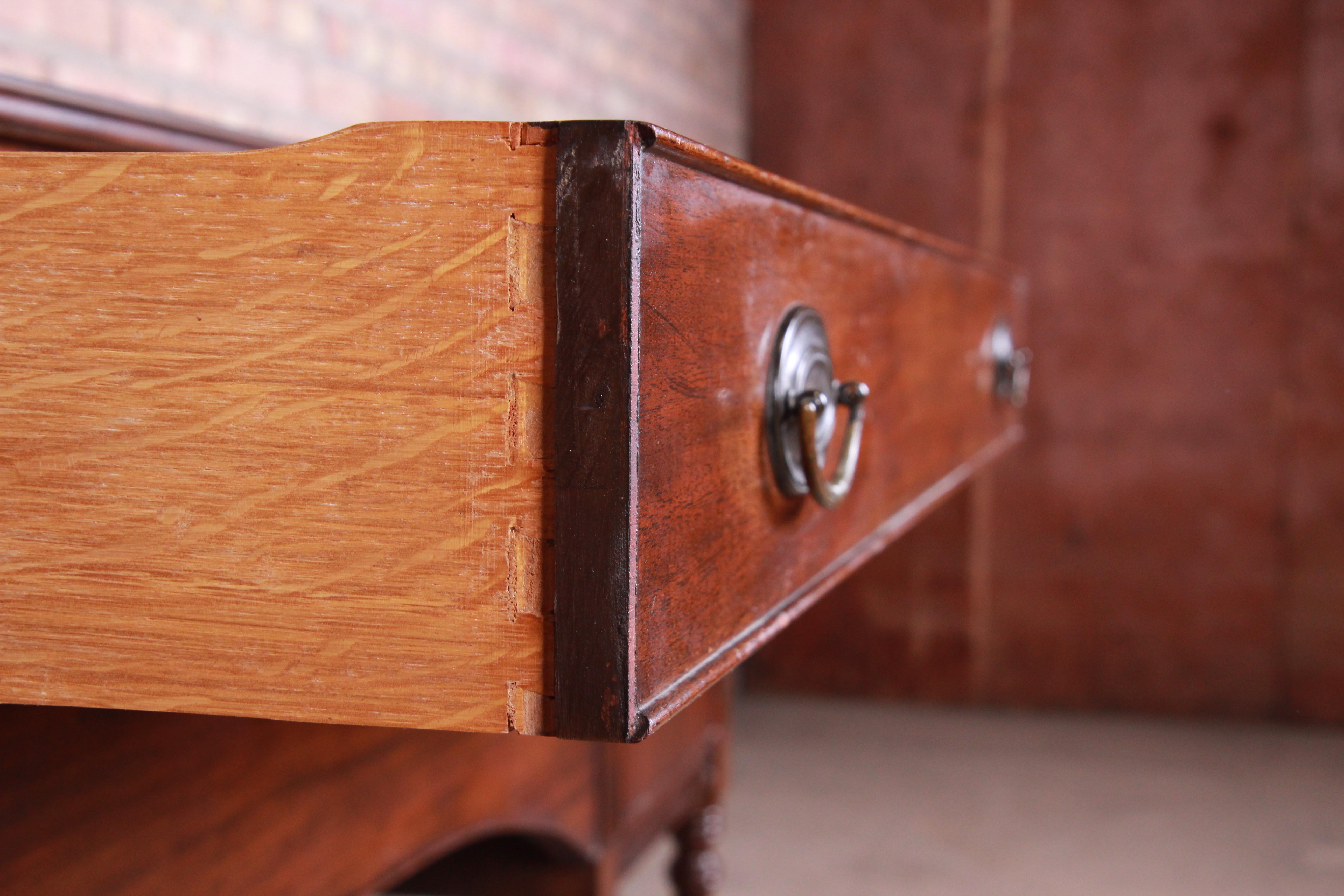 Early Baker Furniture Mahogany Hepplewhite Sideboard Buffet, Newly Refinished 7