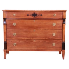 Antique Early Baker Furniture Neoclassical Birch Chest of Drawers, circa 1920s