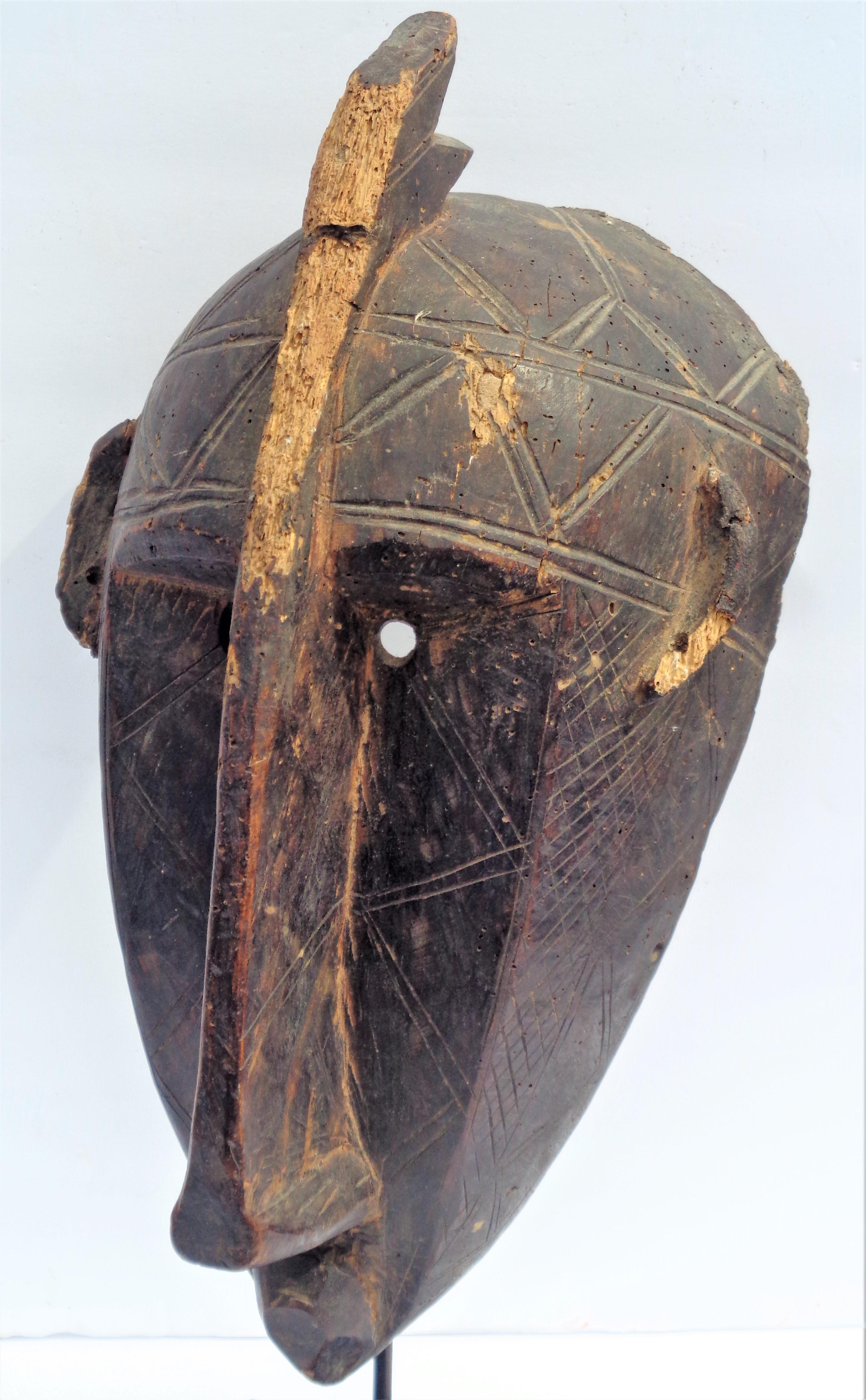 Early Bamana Mask, Mali 3