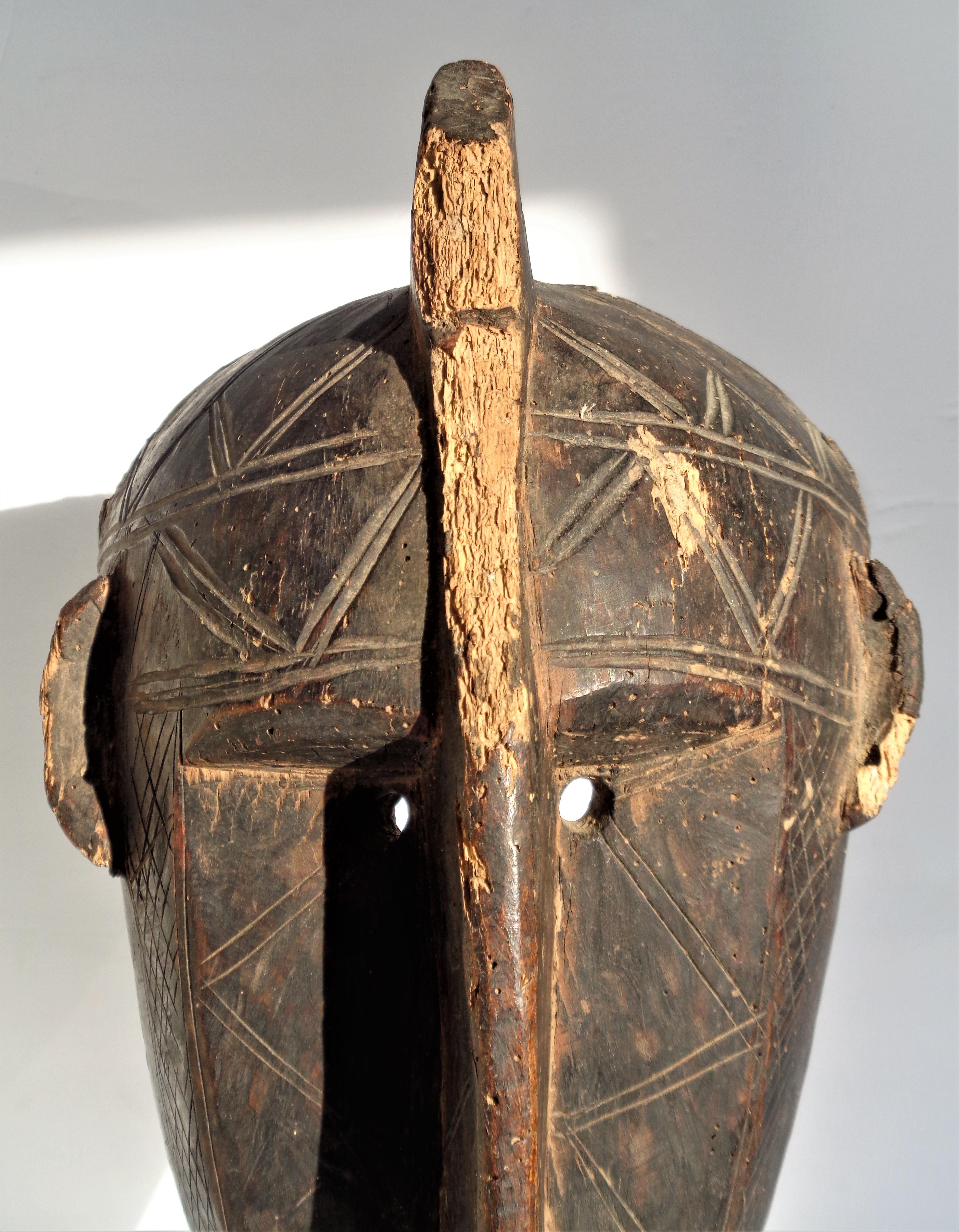 Tribal Early Bamana Mask, Mali